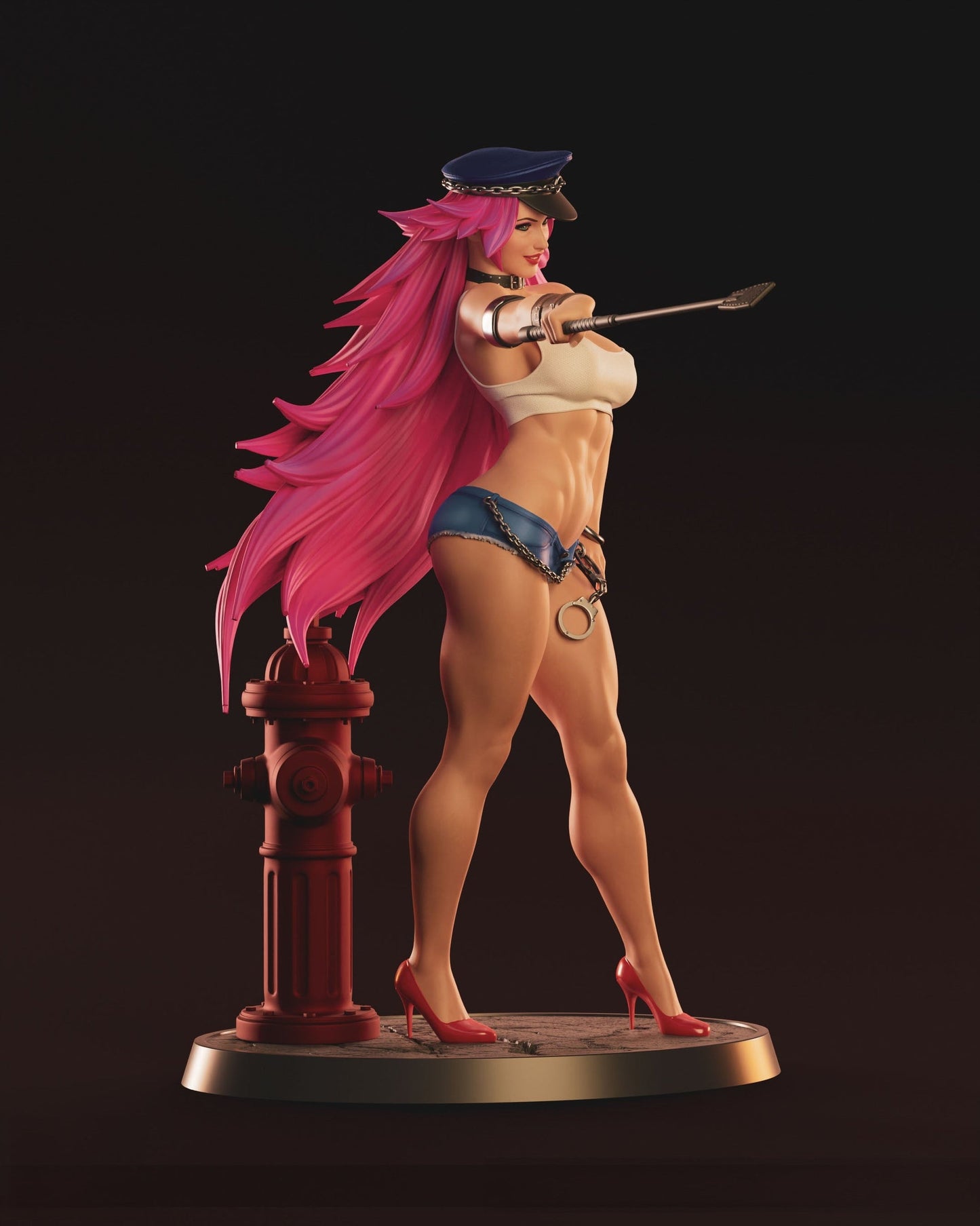 0720 Poison NSFW - Street Fighter (1433) - STL 3D Print Files