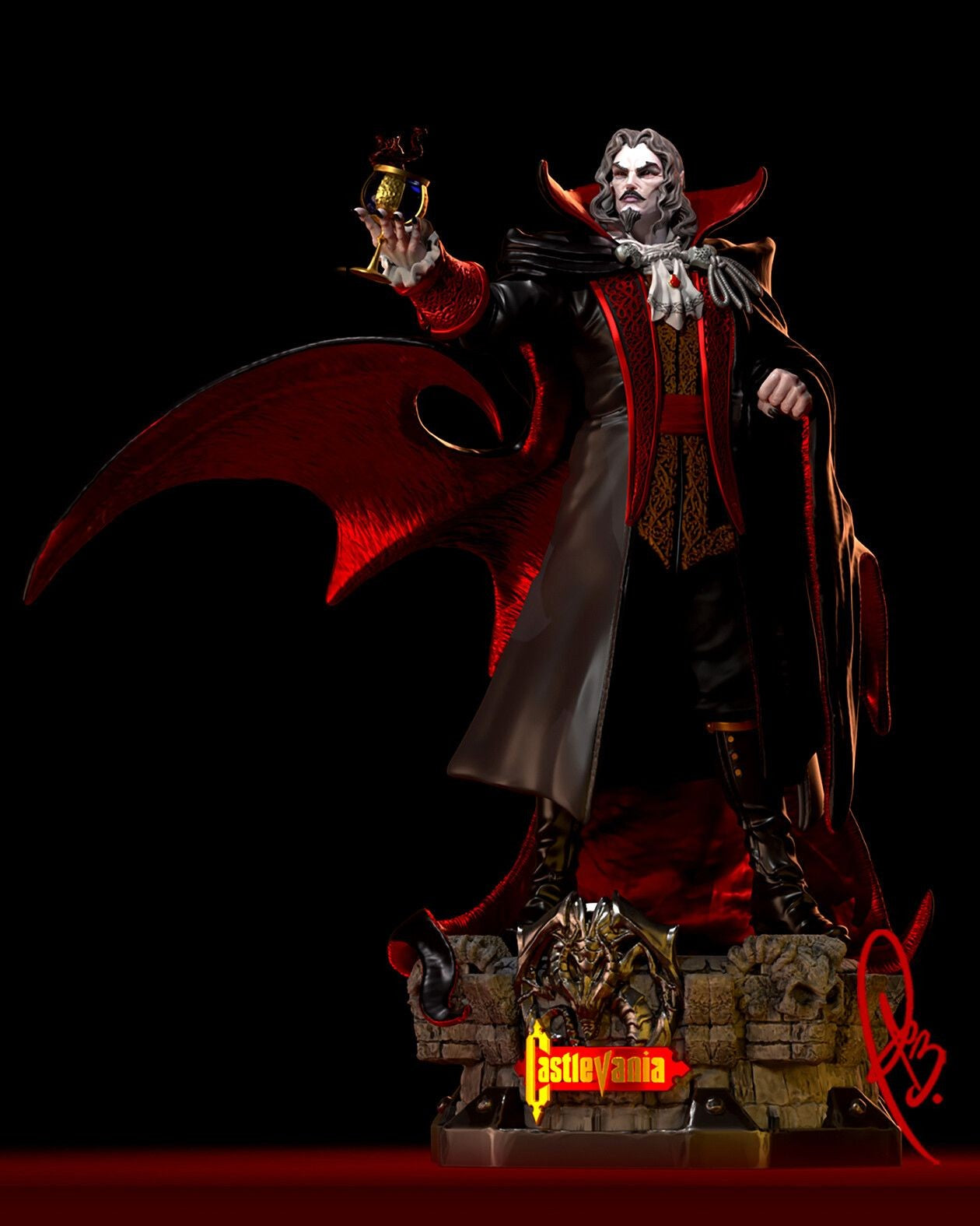 0630 Dracula - Castlevania - STL 3D Print Files