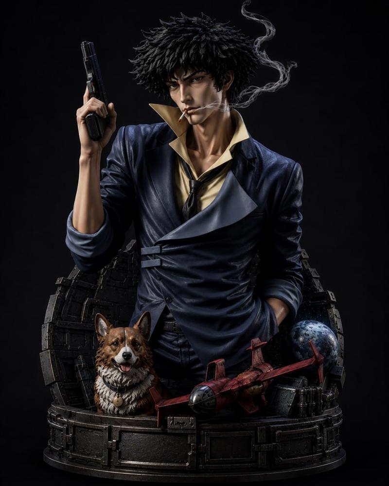 2012 Spike Spiegel_Cowboy Bebop - STL 3D Print Files