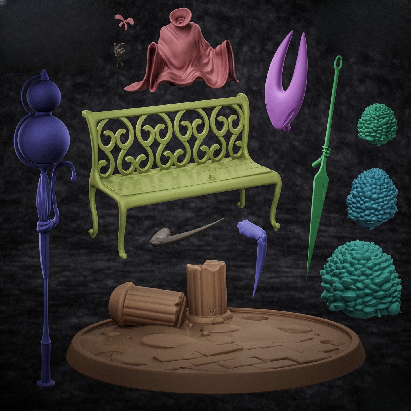 0873 Hornet_Hollow Knight Silksong - STL 3D Print Files