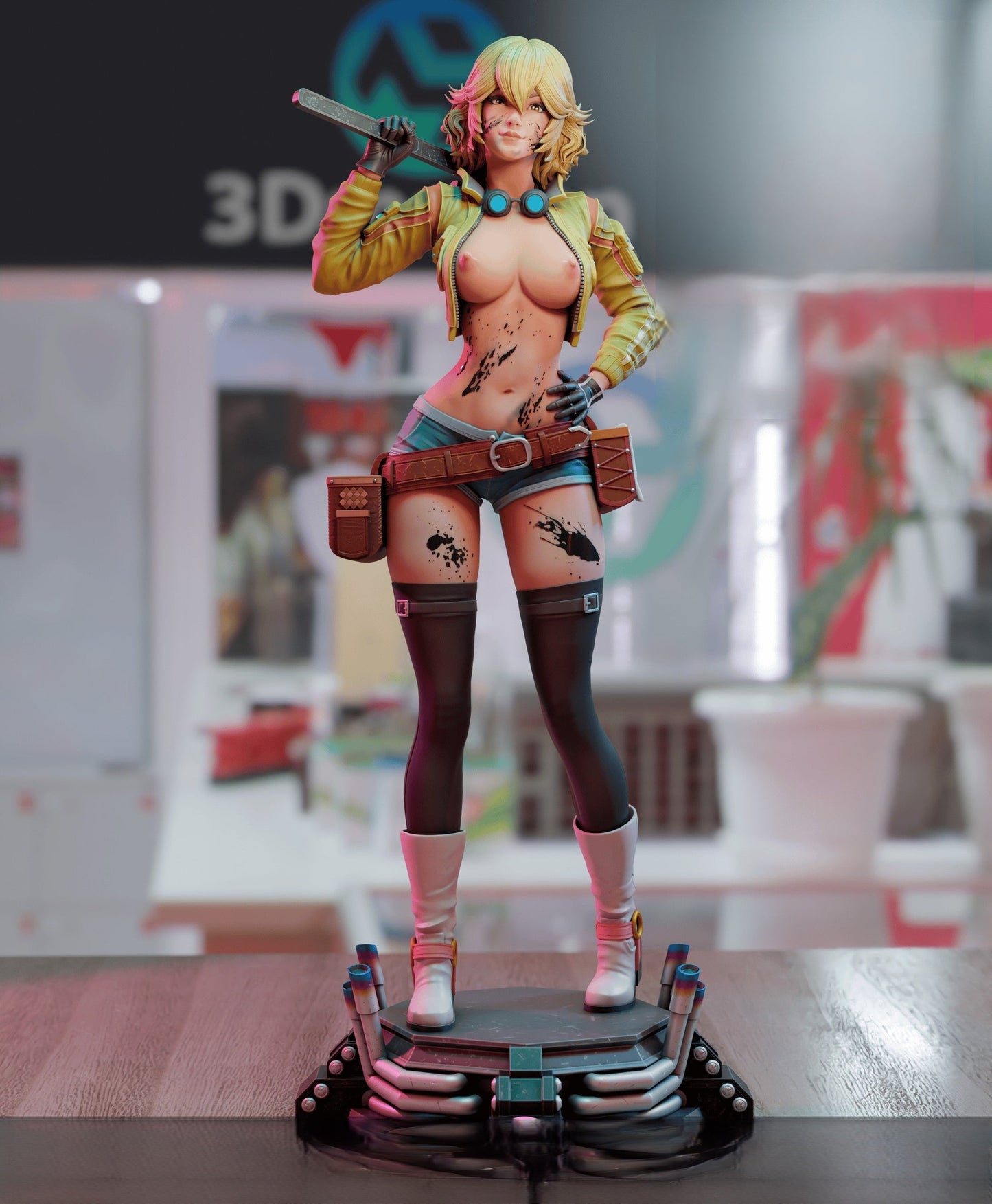 0451 Cindy Aurum NSFW - Final Fantasy - STL 3D Print Files