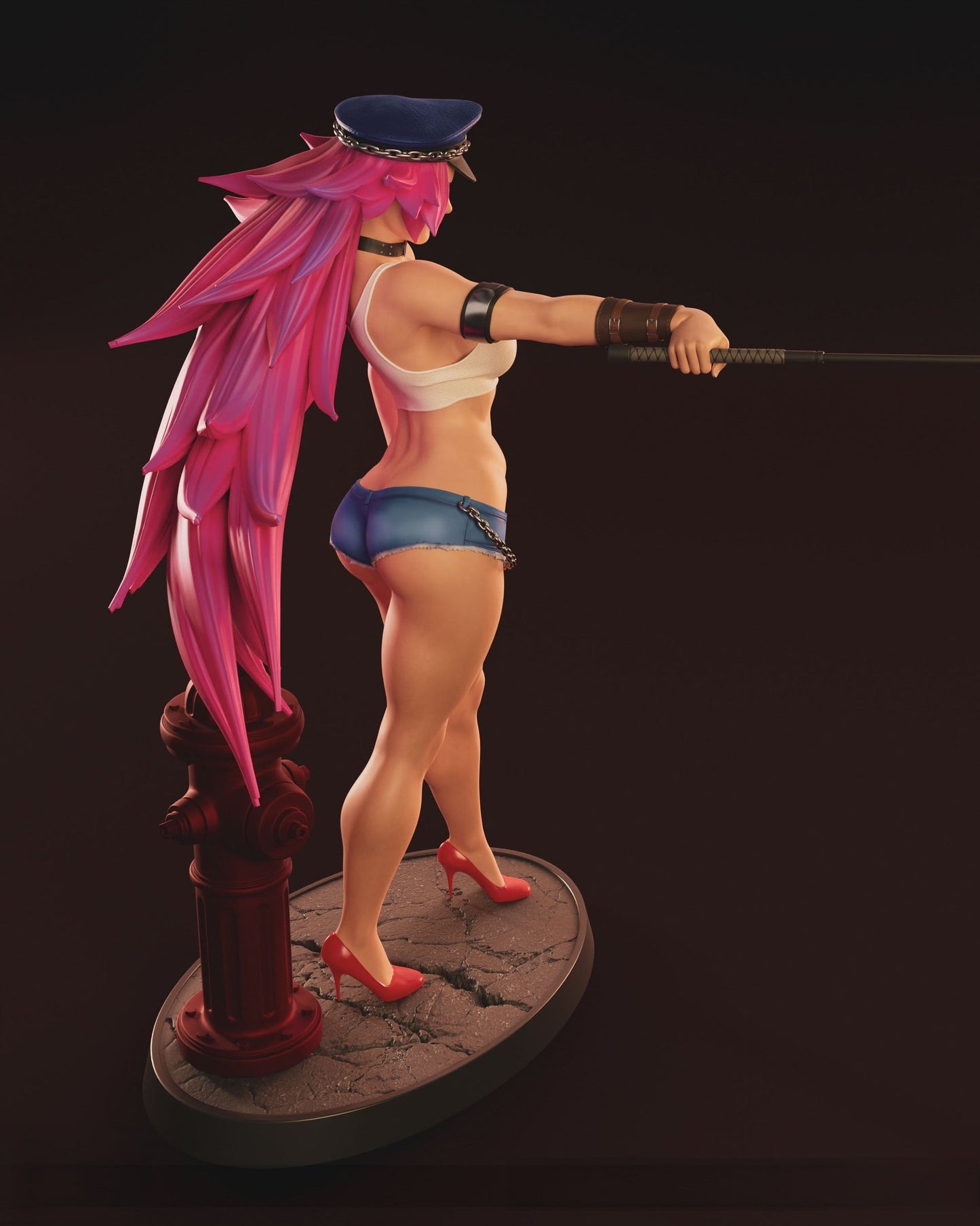 0720 Poison NSFW - Street Fighter (1433) - STL 3D Print Files