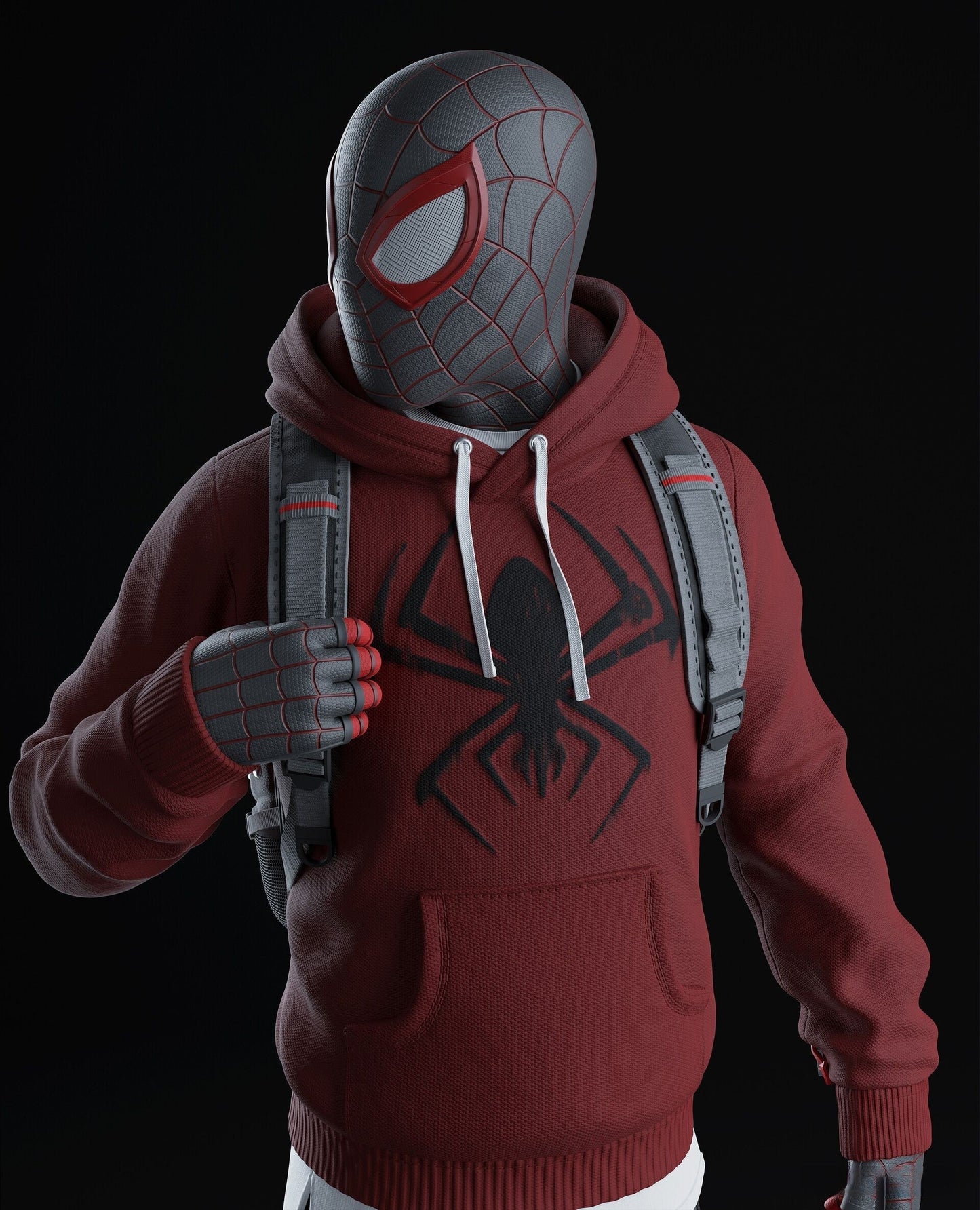 0479 Miles Morales - Spider-Man (1327) - STL 3D Print Files