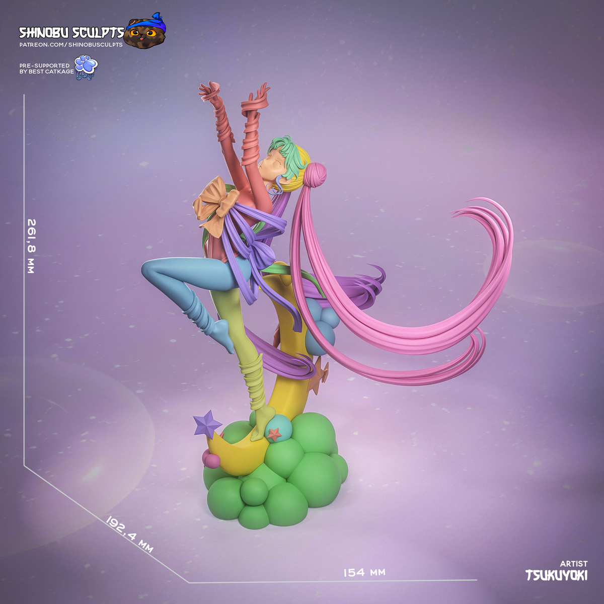 2045 Sailor Moon - STL 3D Print Files