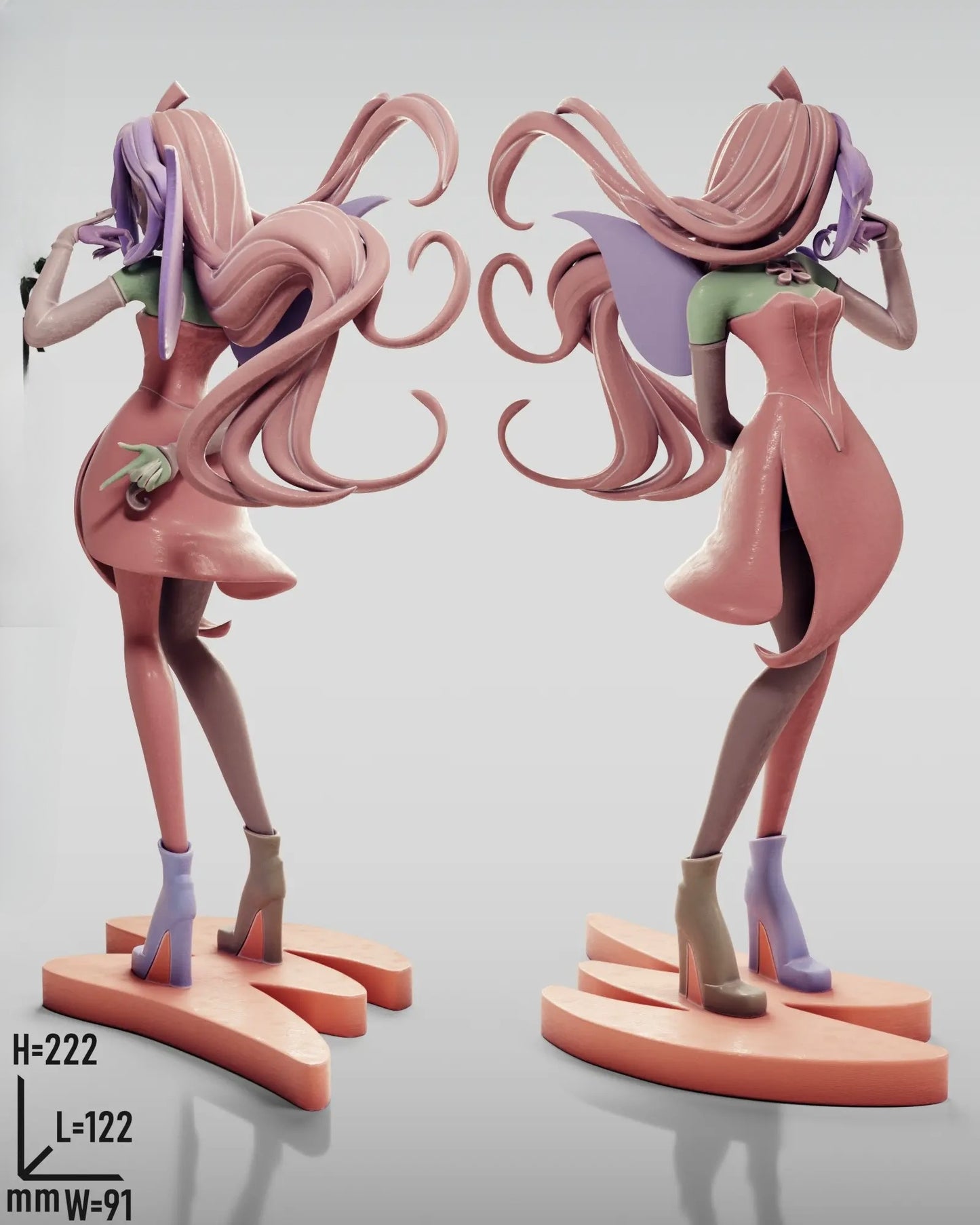 1487 Flora Fairy_Winx Club - STL 3D Print Files