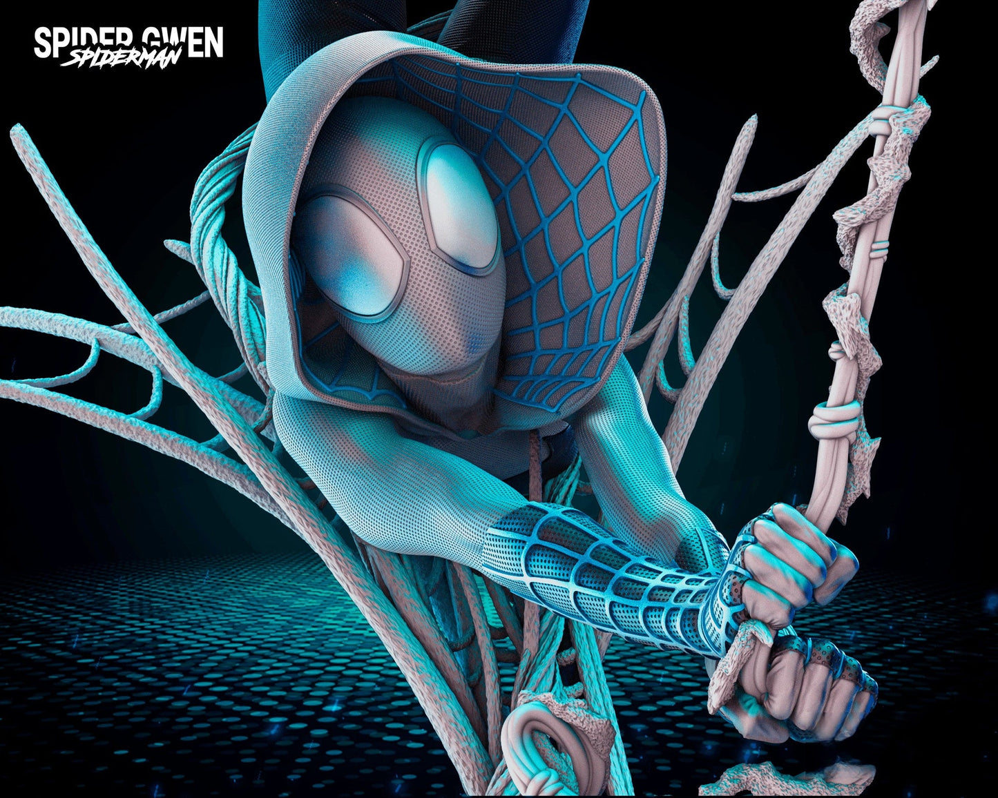 0658 Spider Gwen (1491) - STL 3D Print Files