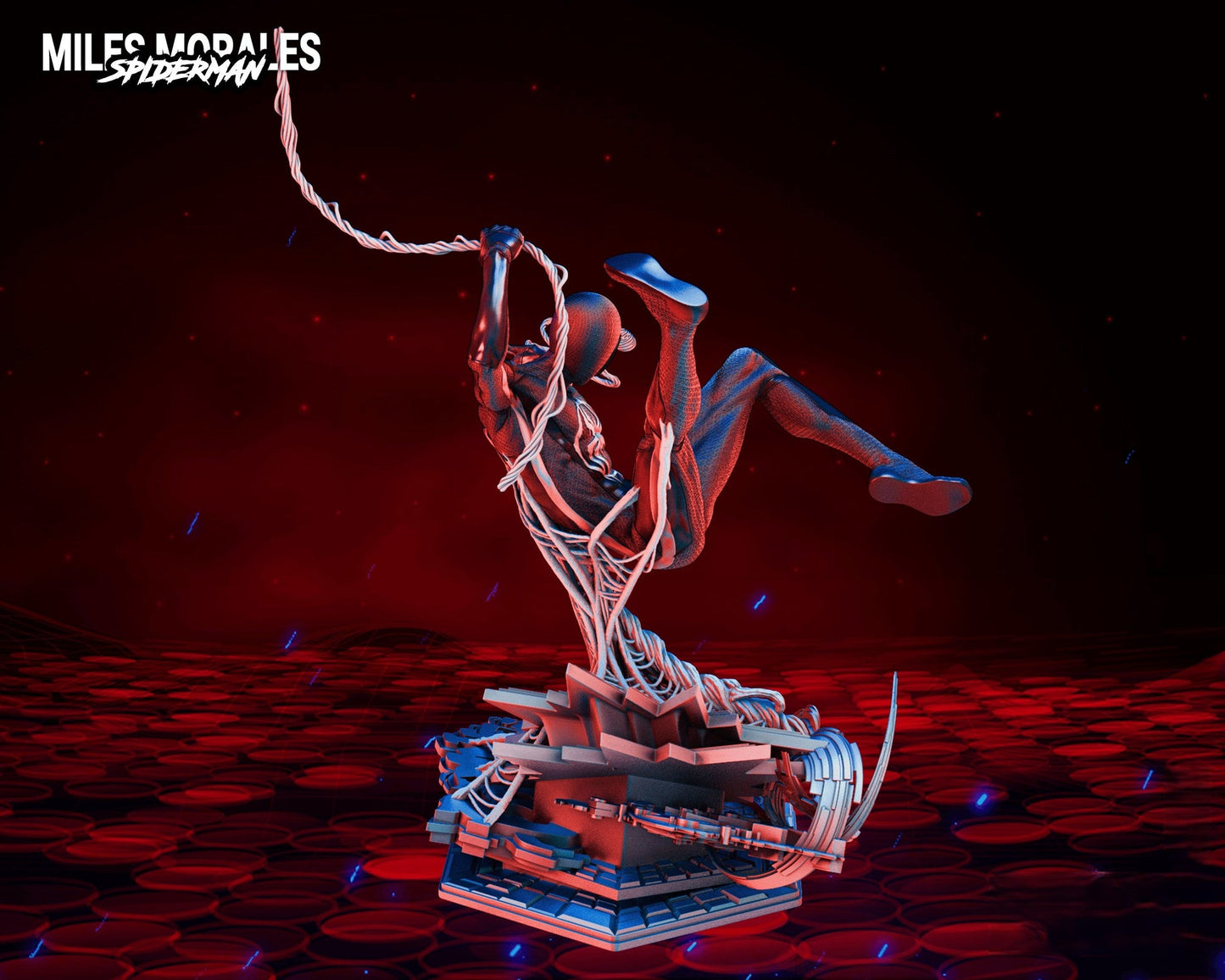 0122 Miles Morales - Spider-Man (1490) - STL 3D Print Files