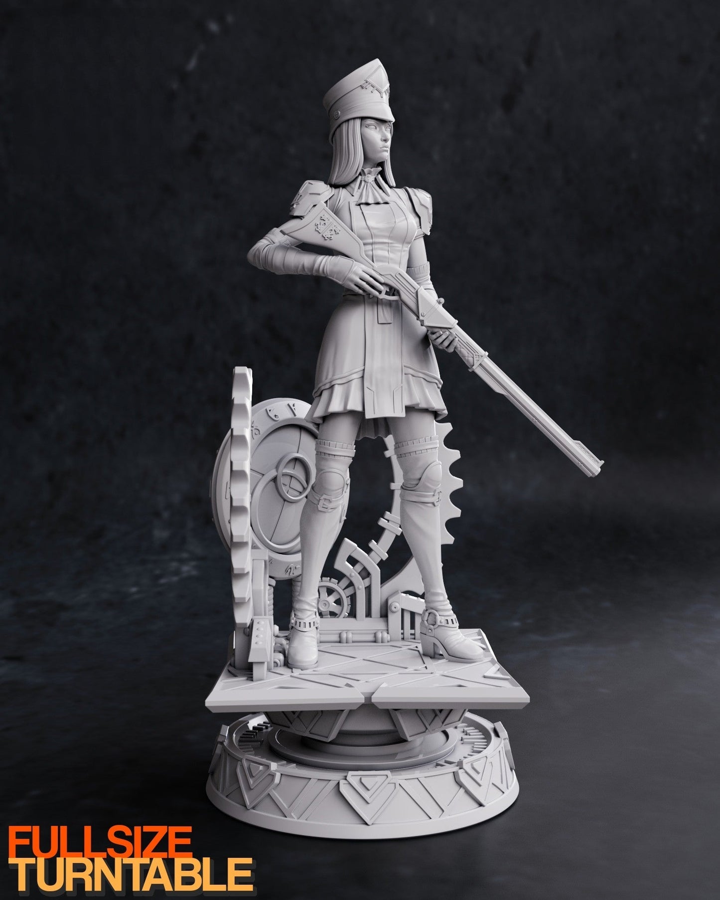 0163 Caitlyn Arcane - League of Legends - STL 3D Print Files
