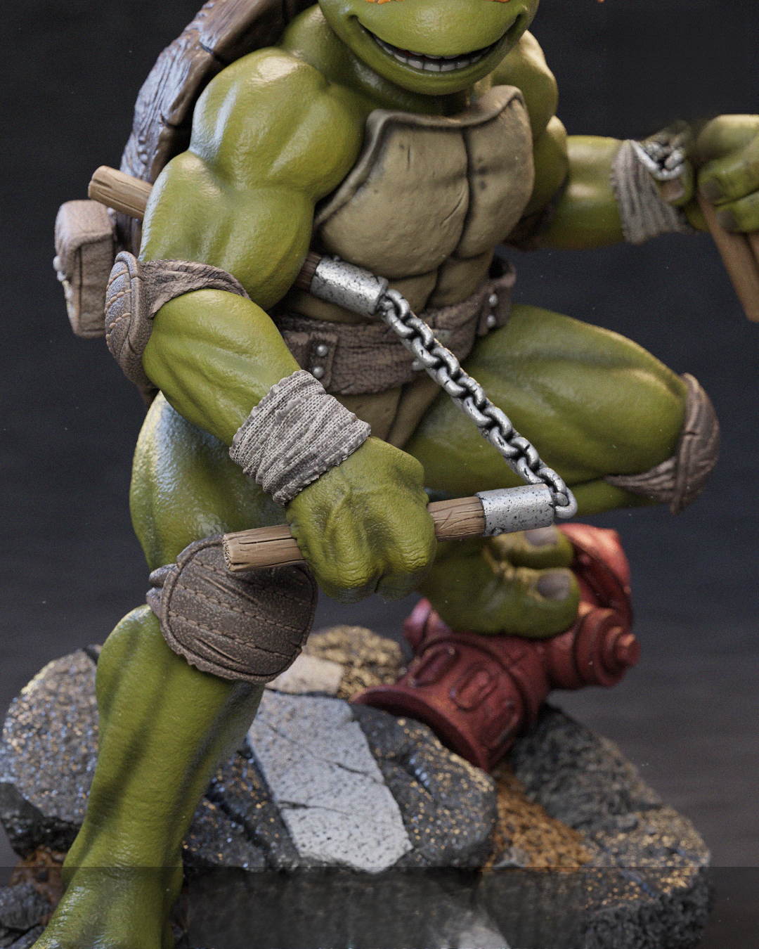 0478 Michelangelo - TMNT (1286) - STL 3D Print Files