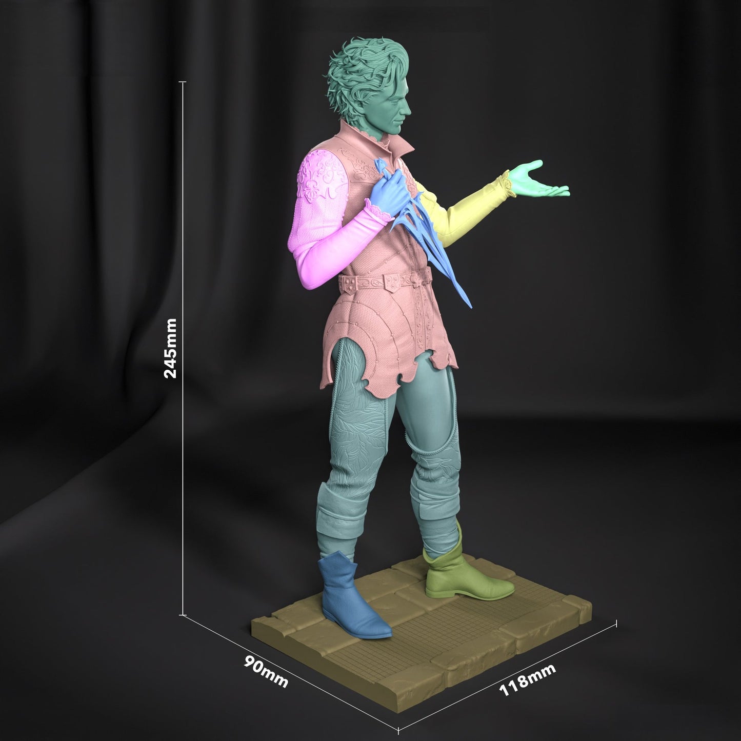 0792 Astarion - Baldurs Gate 3 - STL 3D Print Files