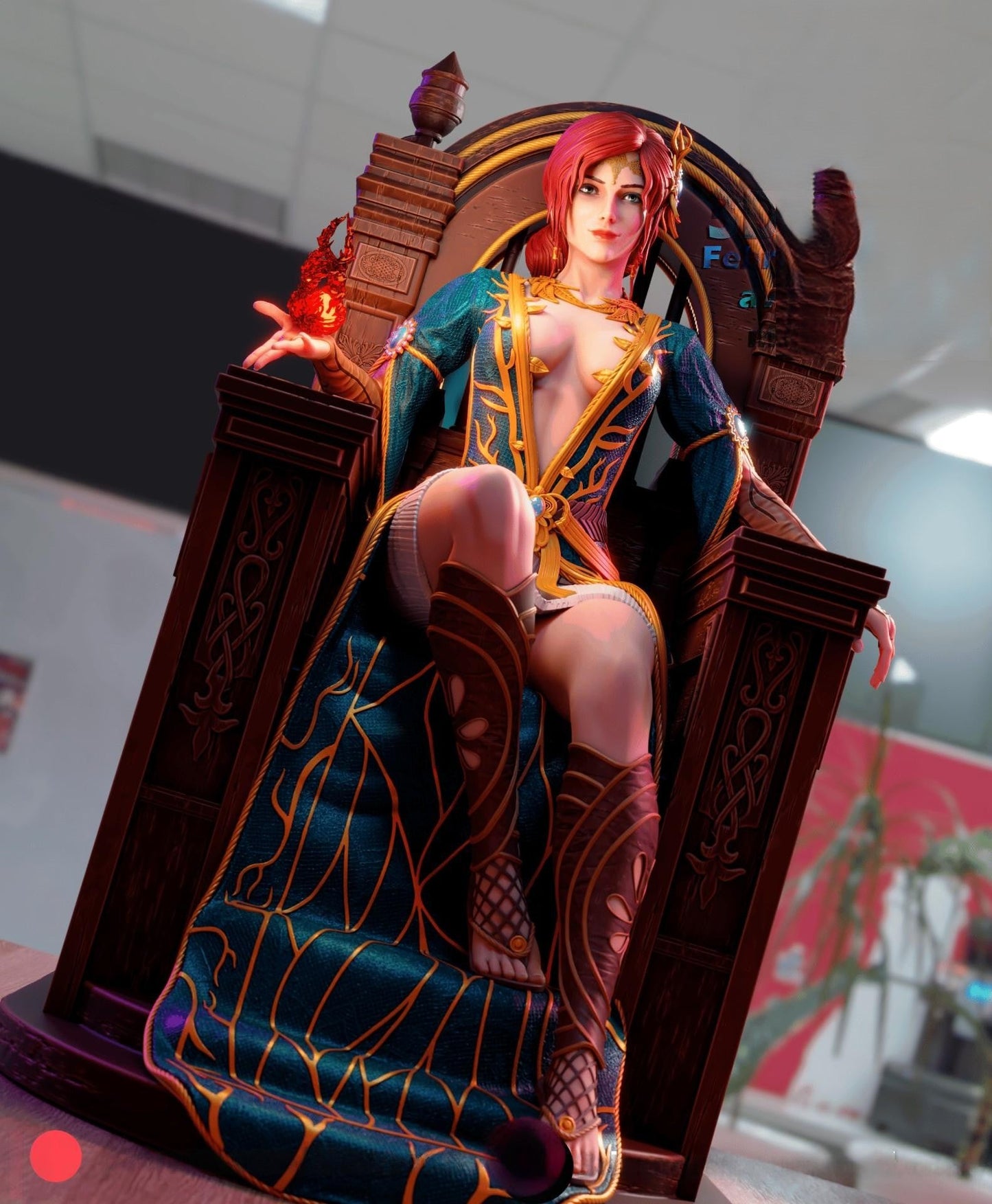 0654 Triss Merigold NSFW - The Witcher (2045) - STL 3D Print Files