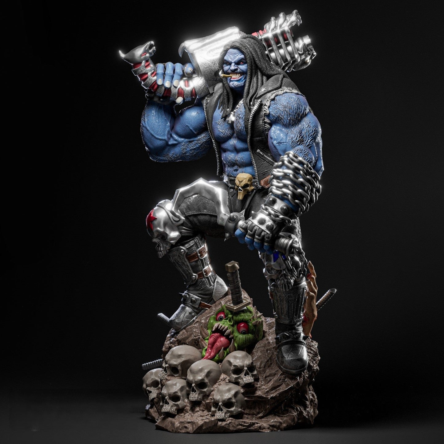 0130 Lobo - DC Comics (1528) - STL 3D Print Files