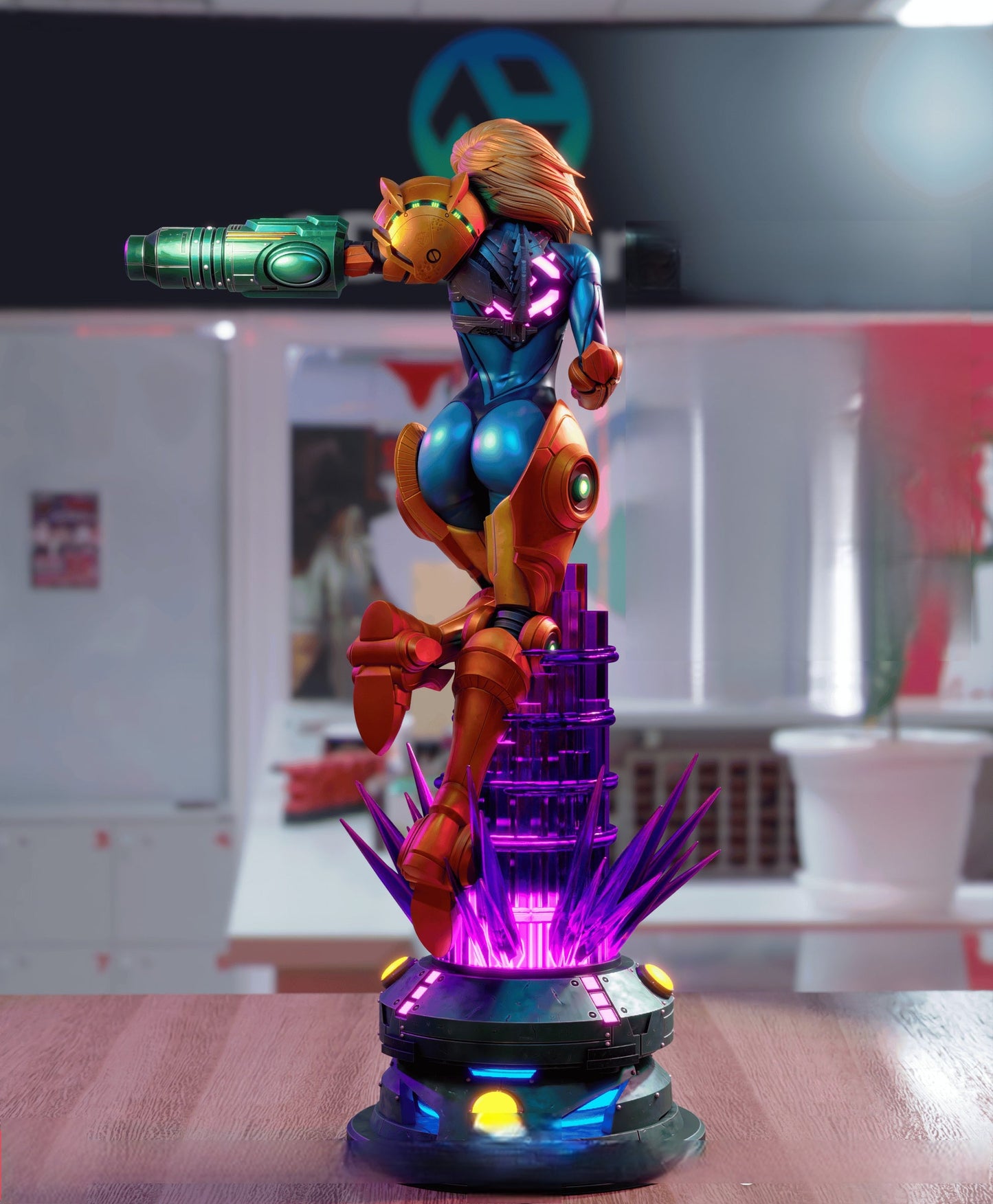 0495 Samus Aran NSFW - Metroid (1707) - STL 3D Print Files