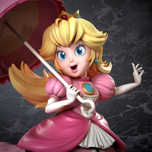 0666 Princes Peach - Super Mario Bros (1663) - STL 3D Print Files