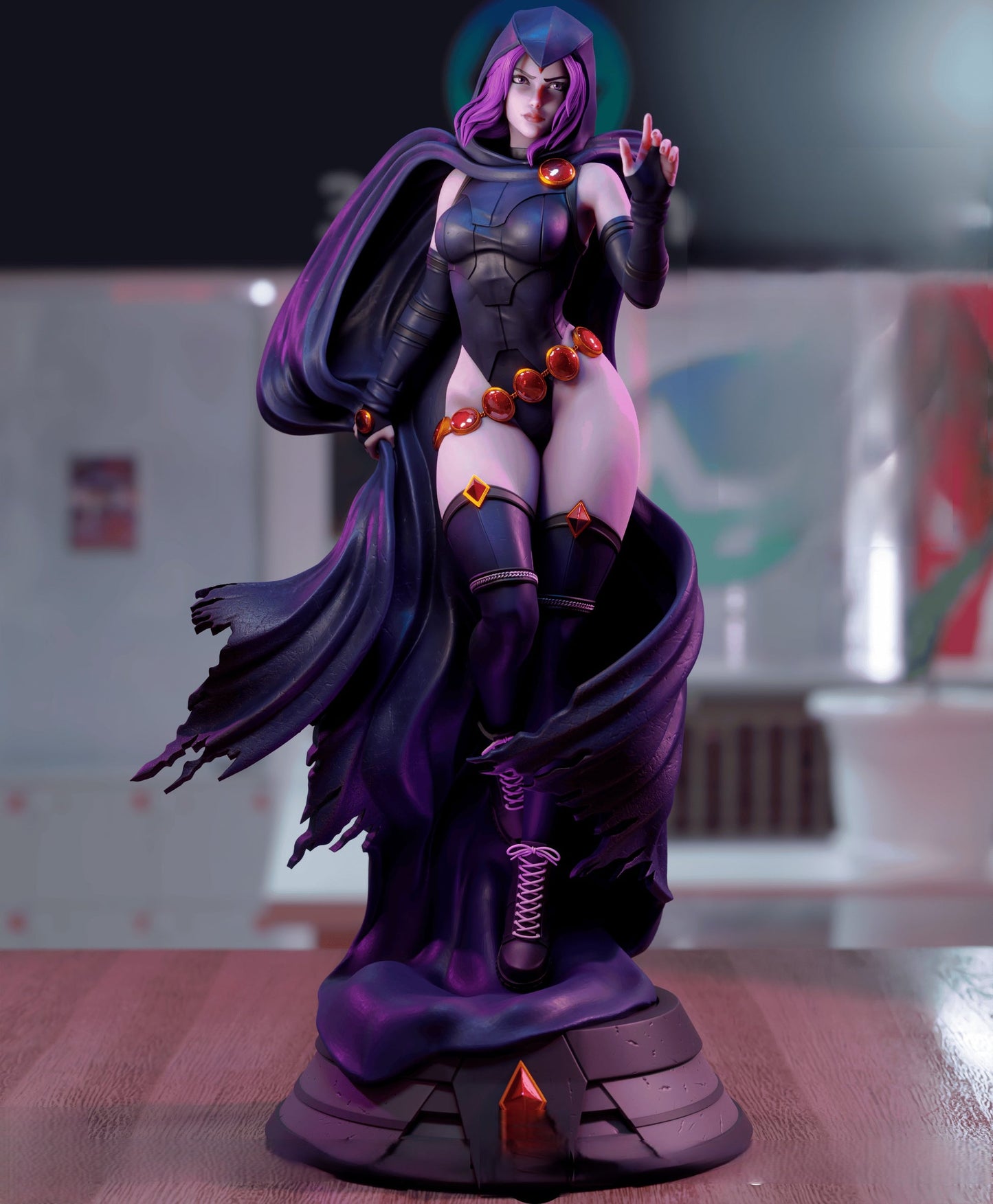 0499 Raven NSFW - DC Comics (1660) - STL 3D Print Files