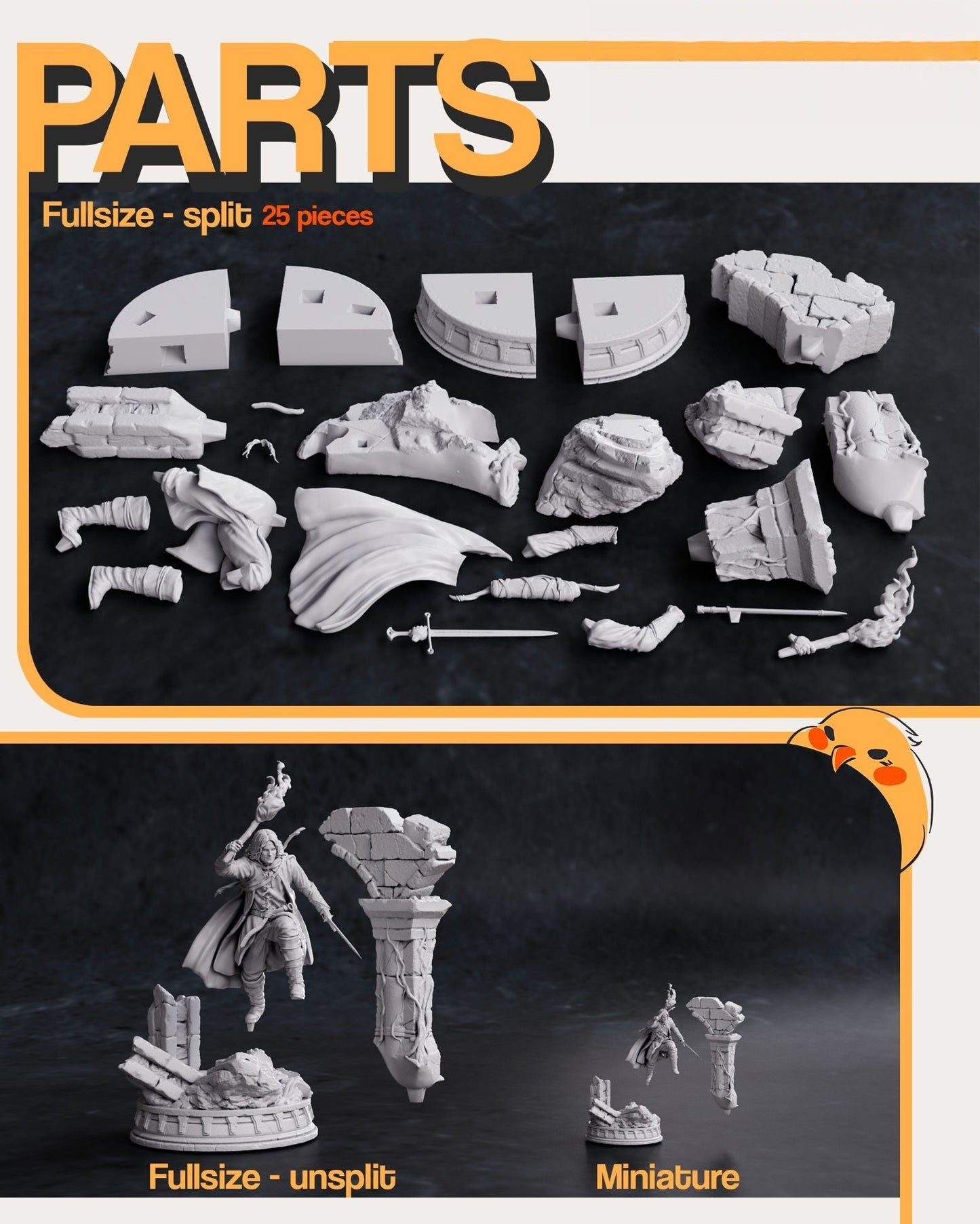 0655 Aragorn - Lord of the Rings - STL 3D Print Files