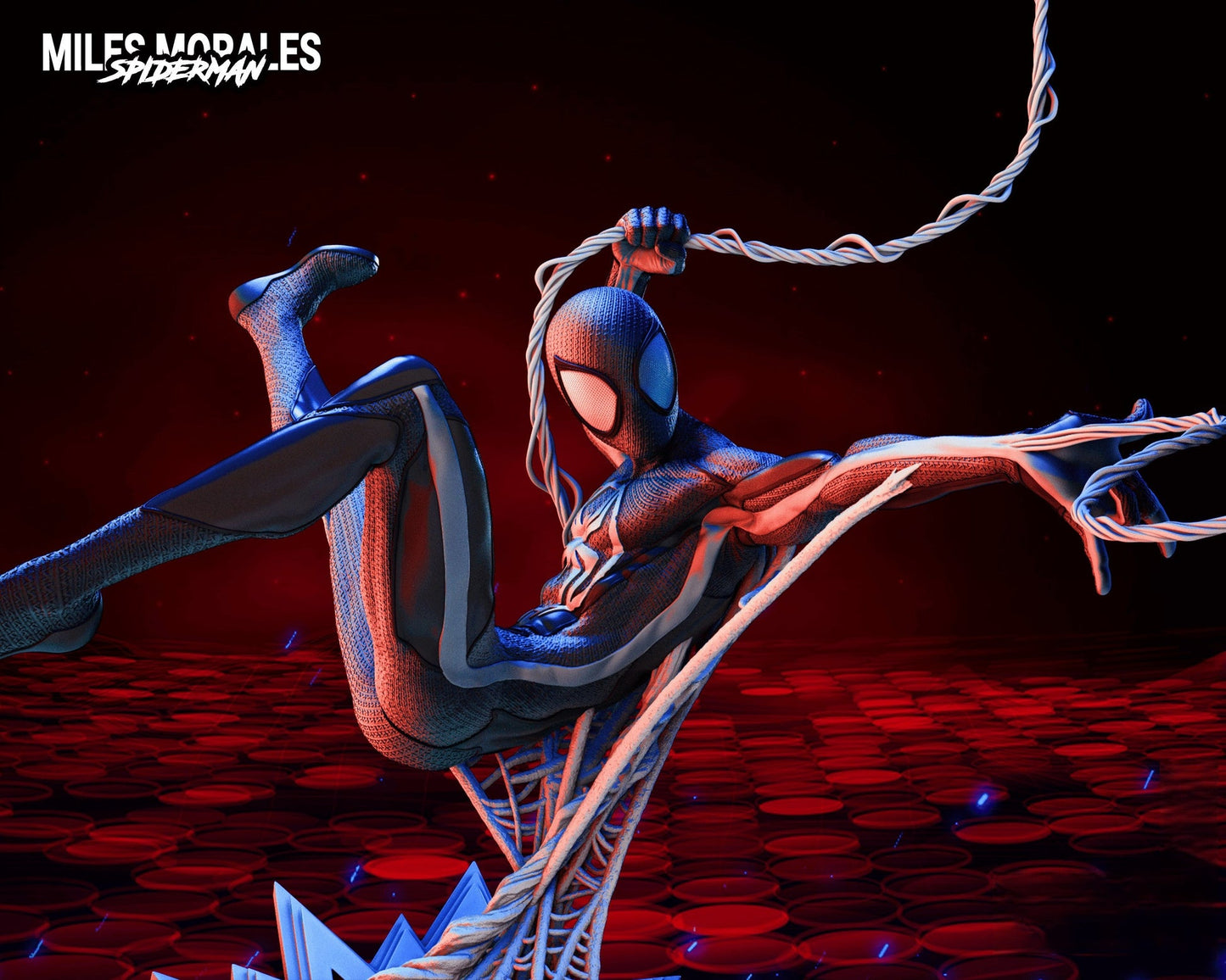 0122 Miles Morales - Spider-Man (1490) - STL 3D Print Files