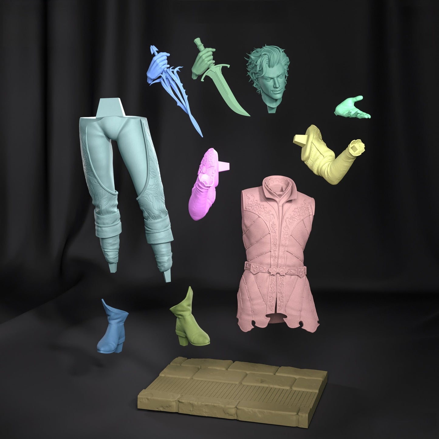 0792 Astarion - Baldurs Gate 3 - STL 3D Print Files