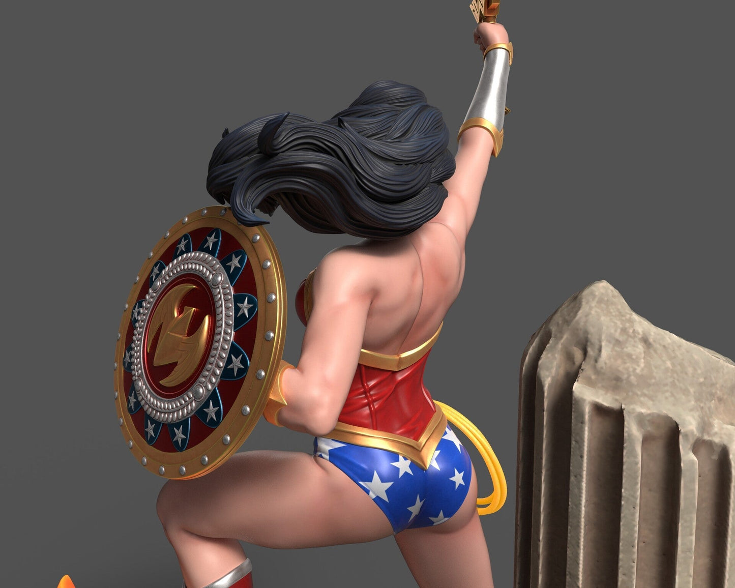 0131 Wonder Woman - DC Comics (1469) - STL 3D Print Files