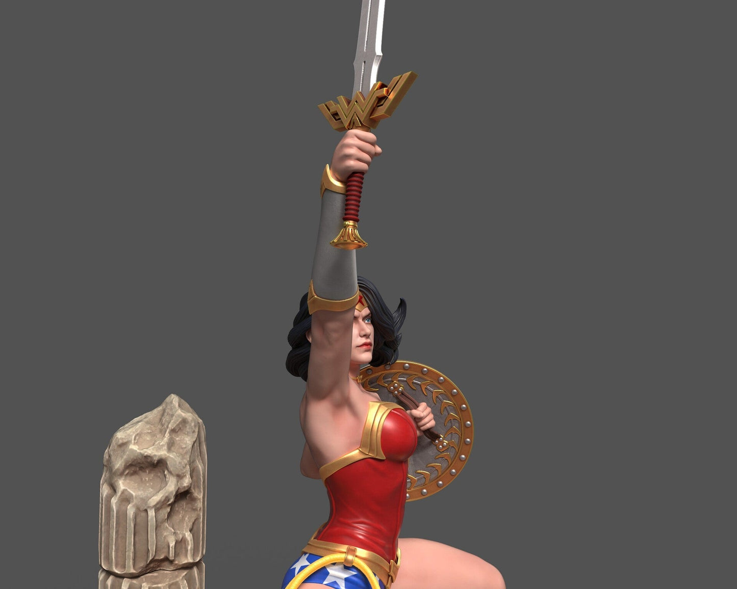0131 Wonder Woman - DC Comics (1469) - STL 3D Print Files