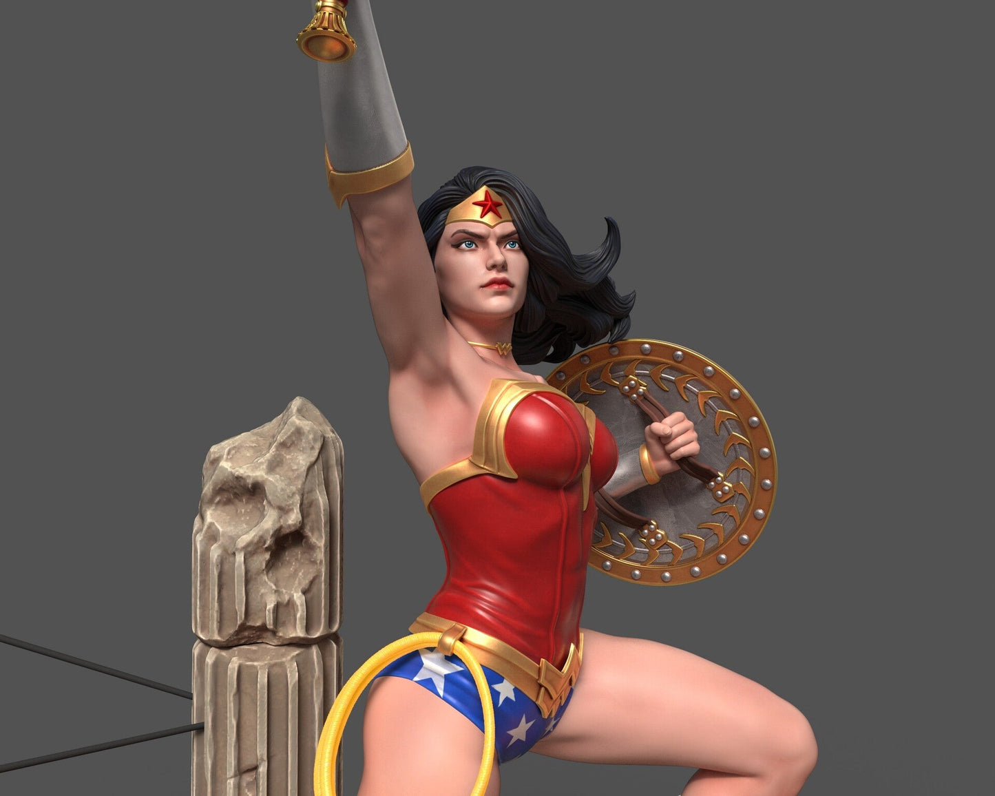 0131 Wonder Woman - DC Comics (1469) - STL 3D Print Files
