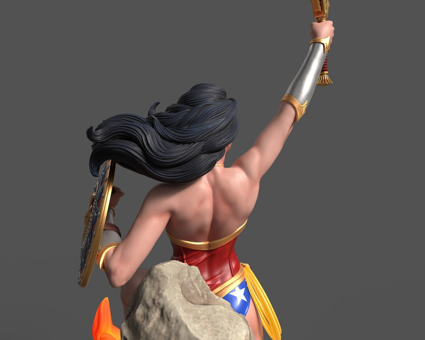 0131 Wonder Woman - DC Comics (1469) - STL 3D Print Files