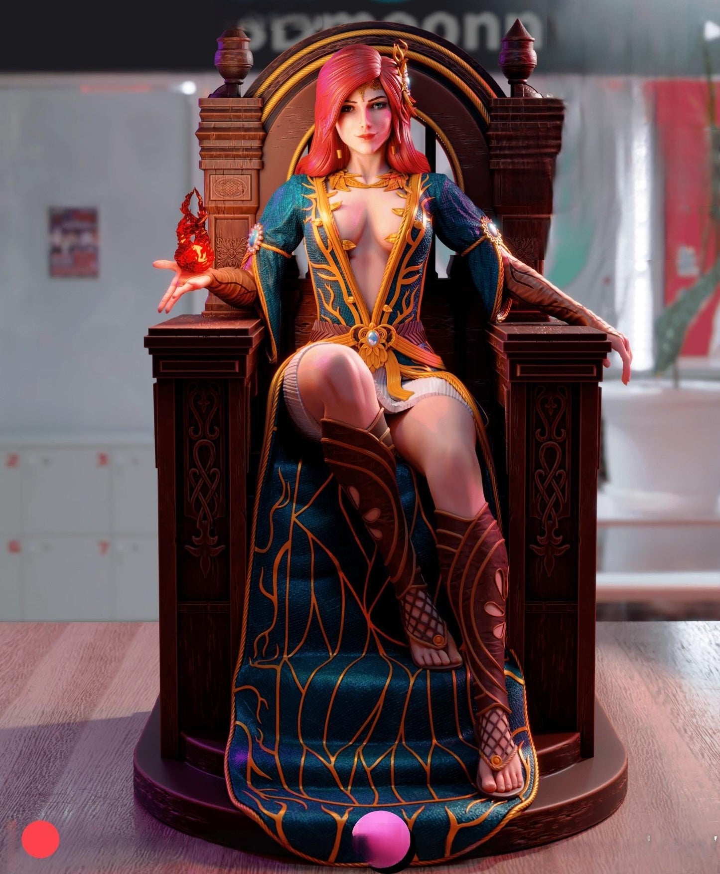 0654 Triss Merigold NSFW - The Witcher (2045) - STL 3D Print Files