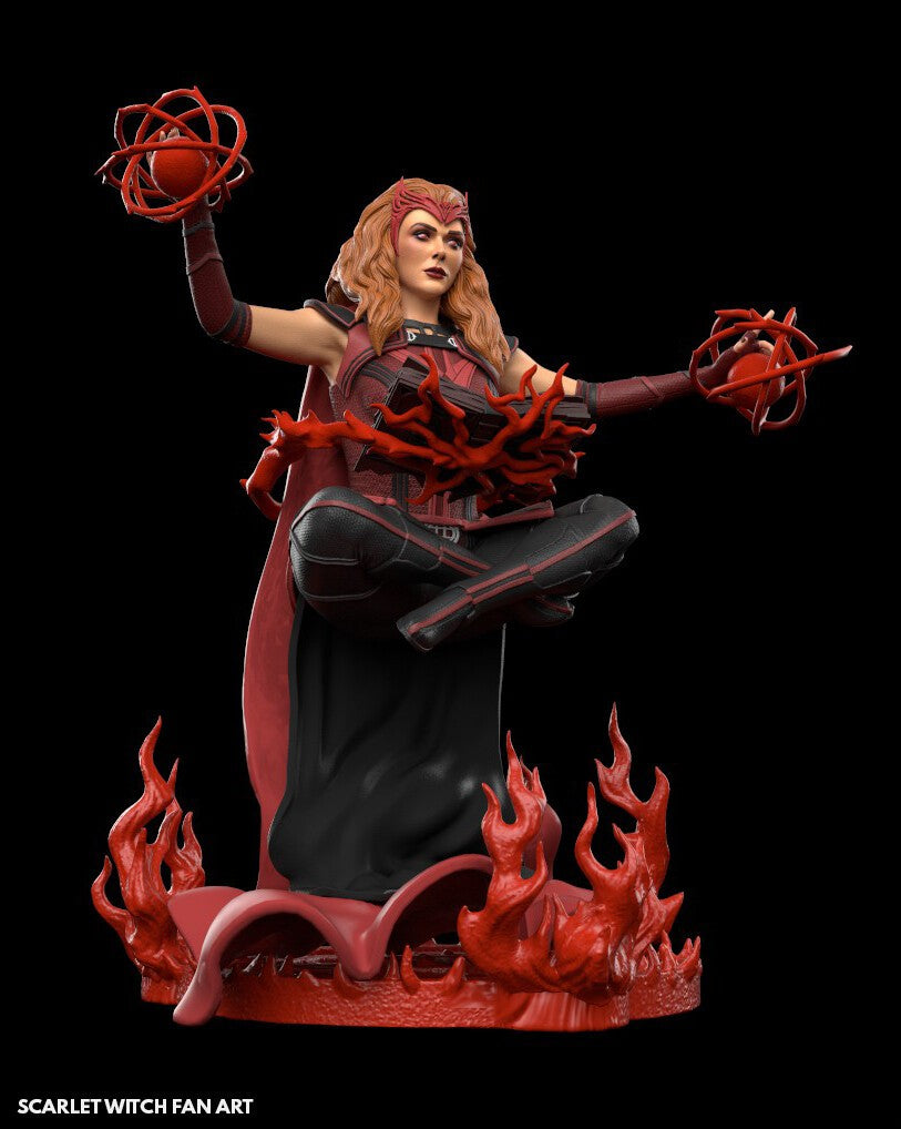 0430 WANDA - SCARLET WITCH (1423) - STL 3D Print Files