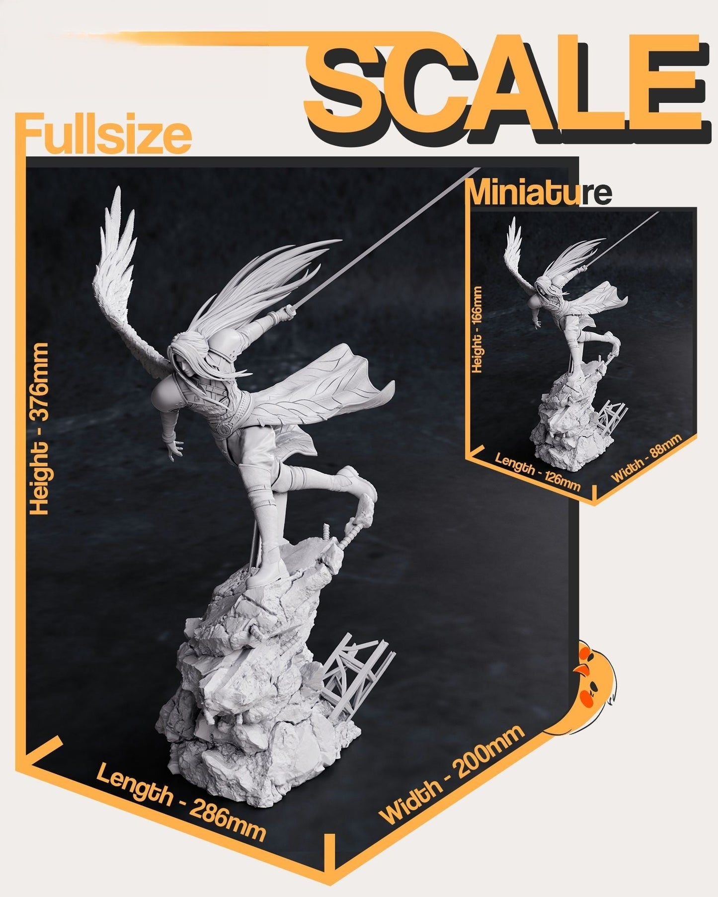 0469 Sephiroth - Final Fantasy VII (1269) - STL 3D Print Files