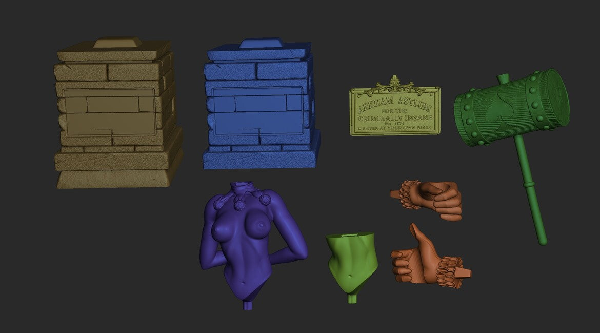 0736 Harley Quinn Classic NSFW - STL 3D Print Files