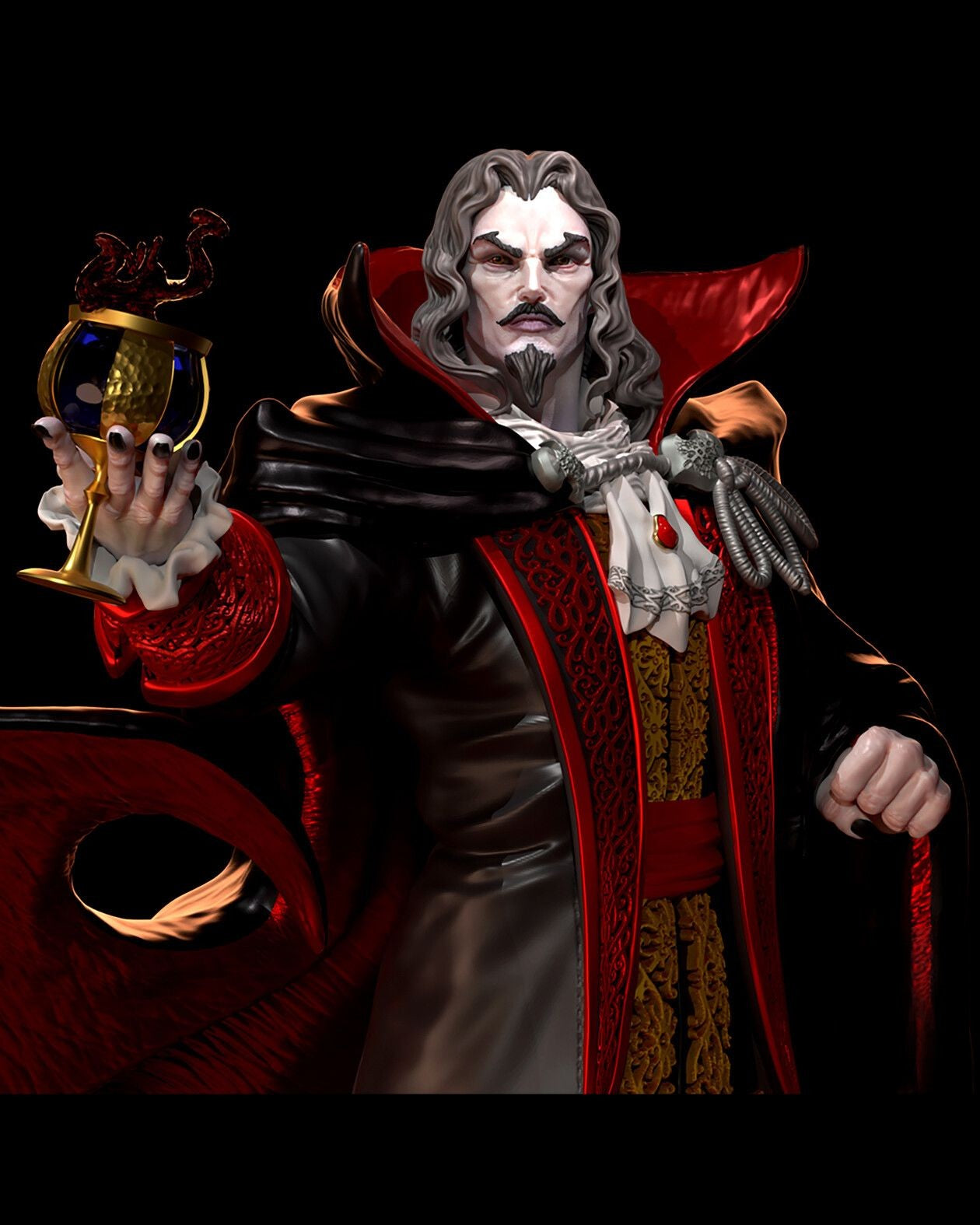 0630 Dracula - Castlevania - STL 3D Print Files