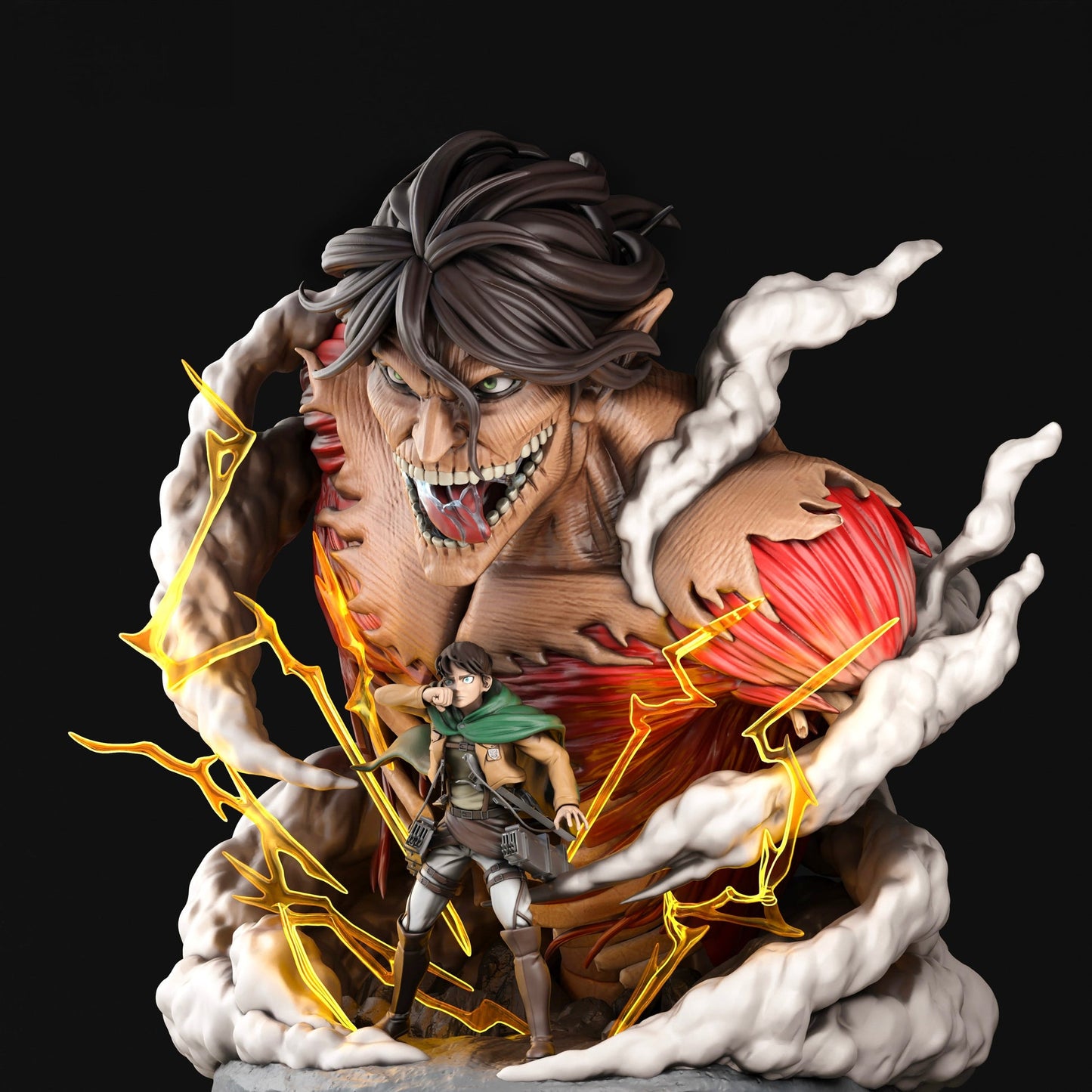 0789 Eren Yeager - Attack on Titan - STL 3D Print Files