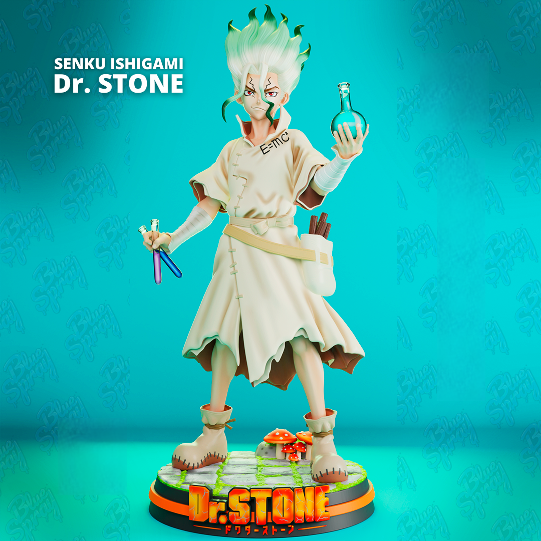 0433 Senku Ishigami - Dr. Stone - STL 3D Print Files