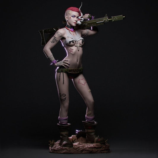 0447 Tank Girl - STL 3D Print Files