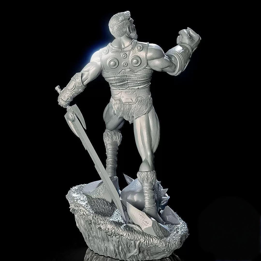 1706 Fisto_Masters of the Universe Statue - STL 3D Print Files