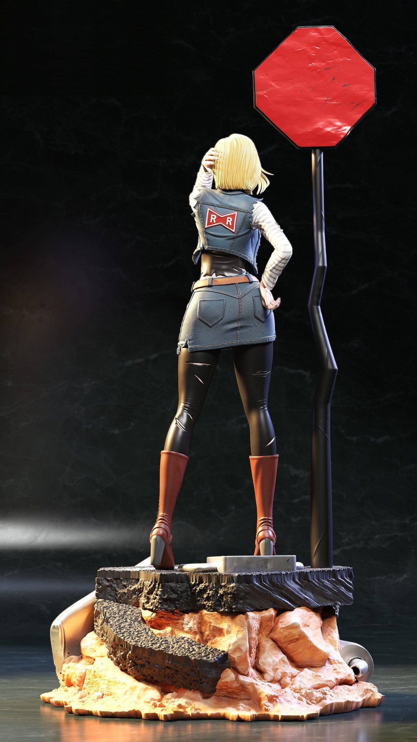 0787 Android 18 - STL 3D Print Files