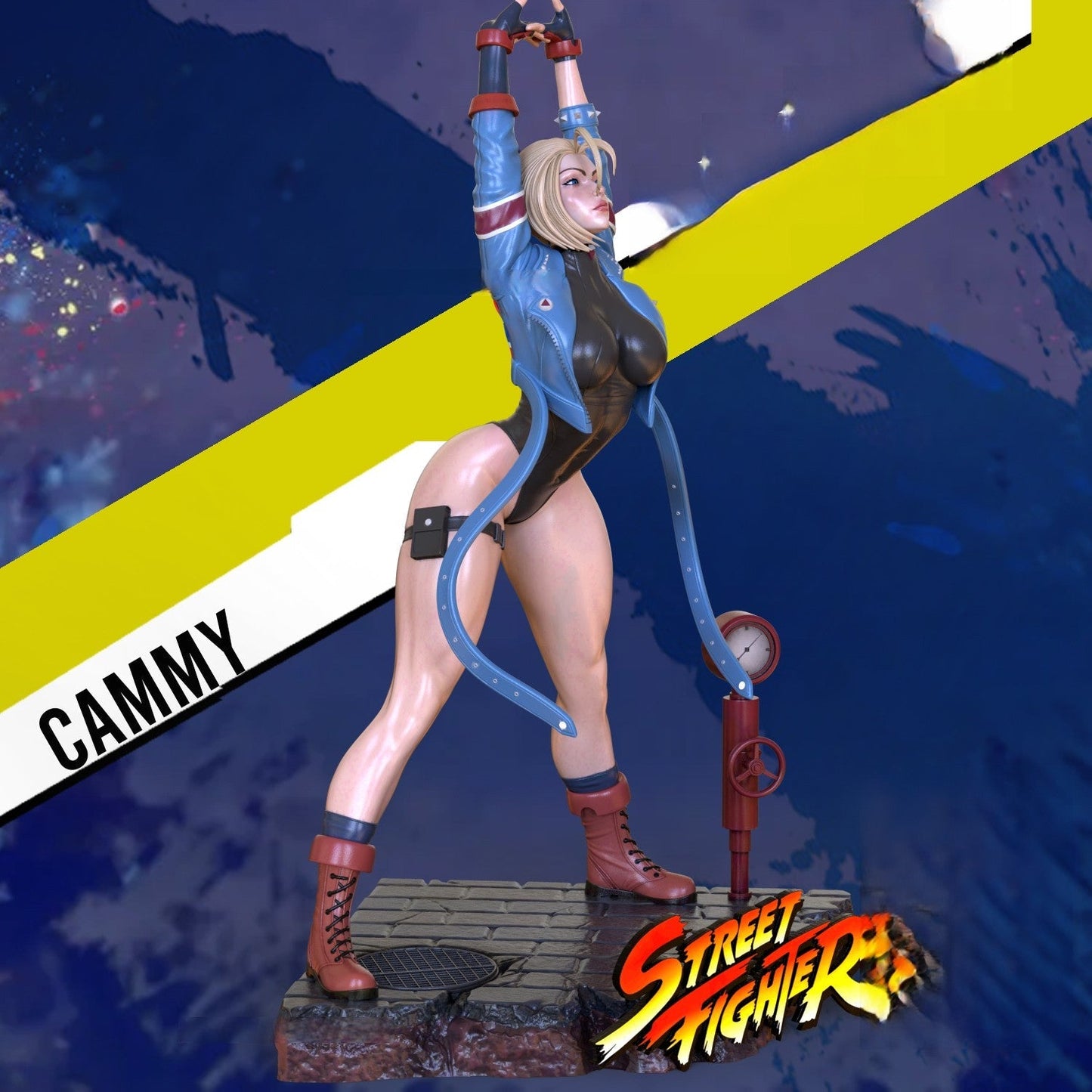 0493 Cammy NSFW - Street Fighter (1351) - STL 3D Print Files