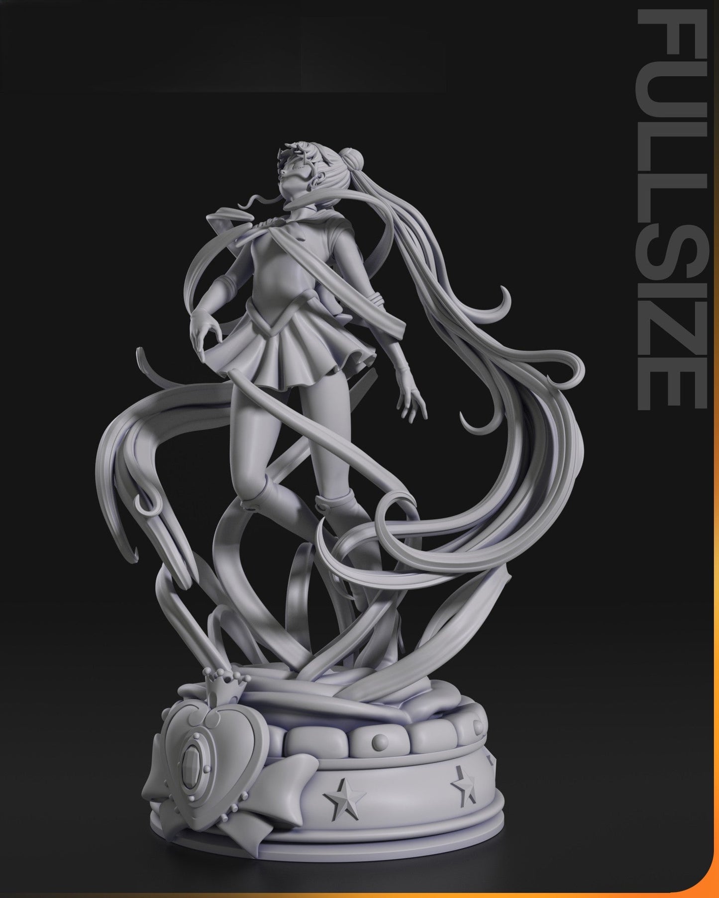 0790 Sailor Moon - Usagi Tsukino (2693) - STL 3D Print Files