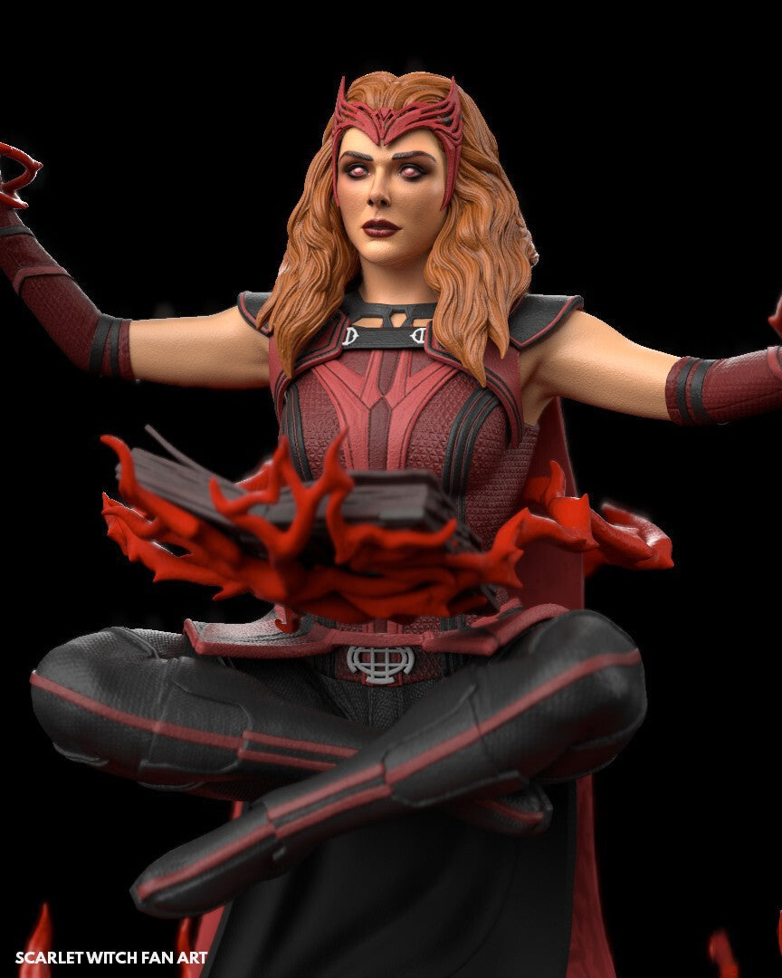 0430 WANDA - SCARLET WITCH (1423) - STL 3D Print Files