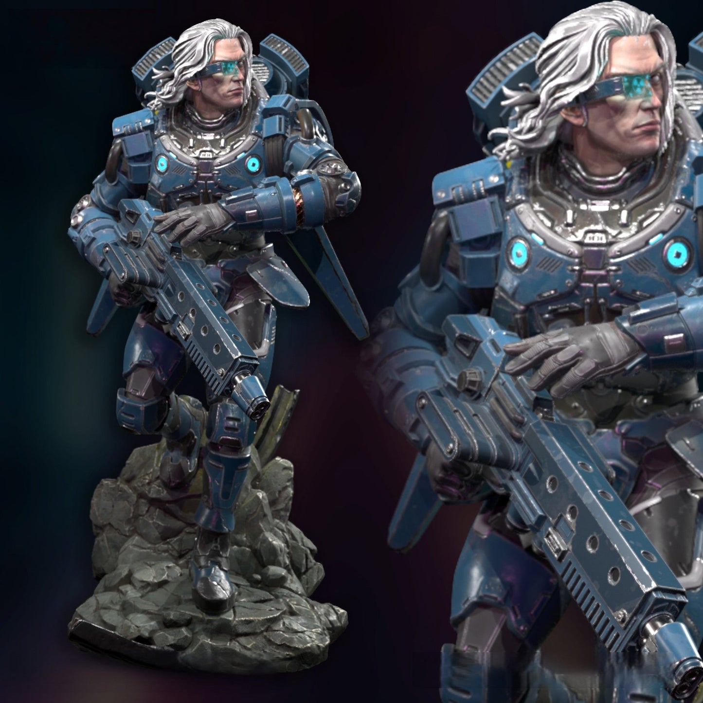 0677 Captain Aris - STL 3D Print Files