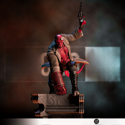 0480 Hellboy (1333) - STL 3D Print Files