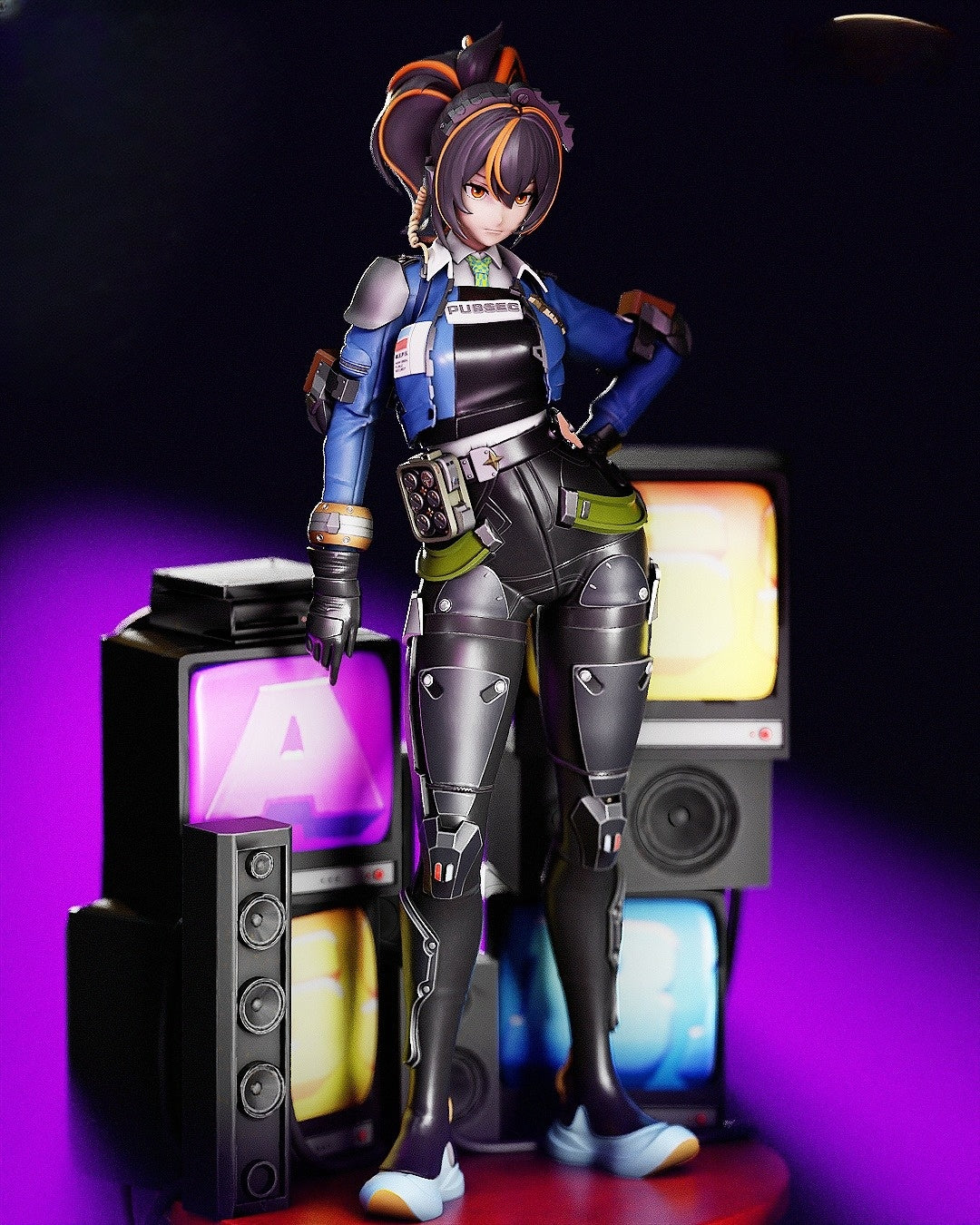 1327 Zhu Yuan_Zenless Zone Zero - STL 3D Print Files