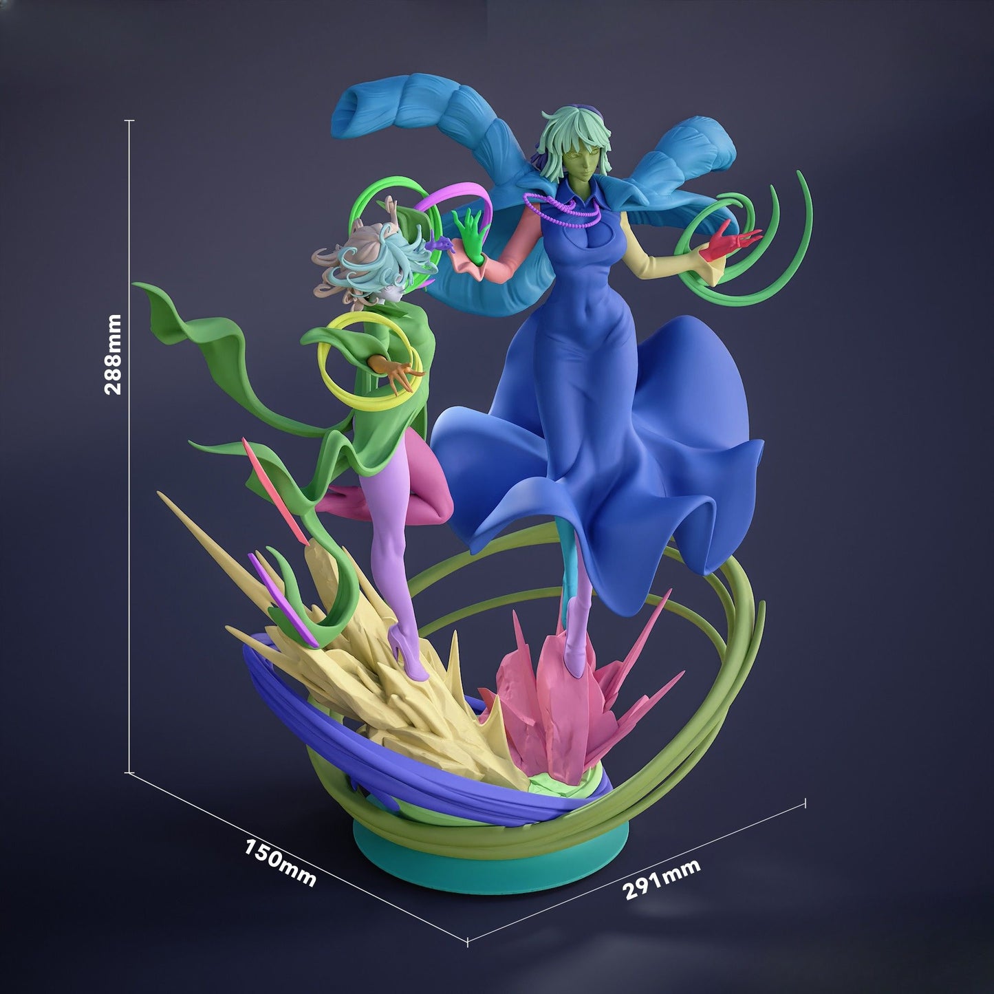 0366 Fubuki and Tatsumaki - STL 3D Print Files