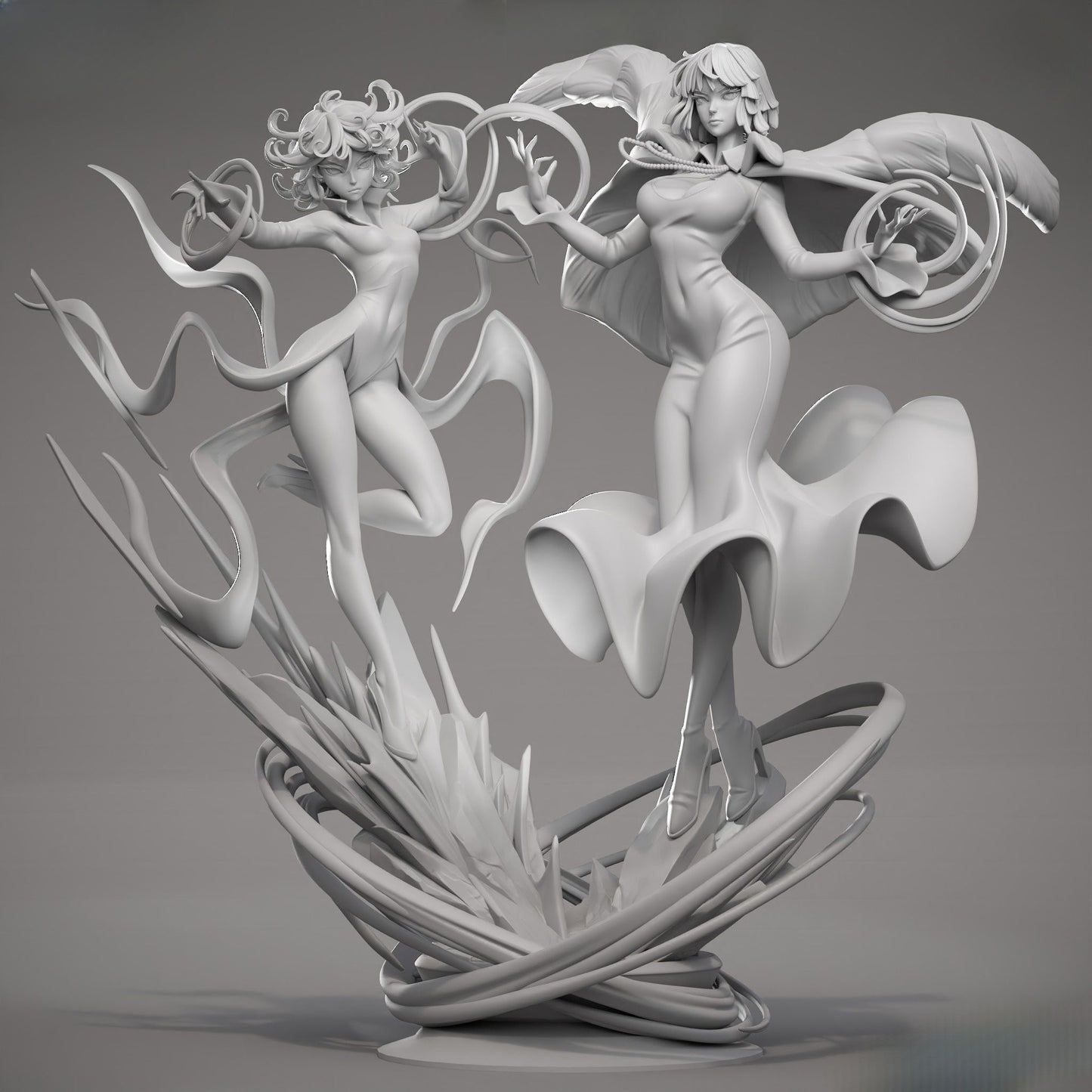 0366 Fubuki and Tatsumaki - STL 3D Print Files