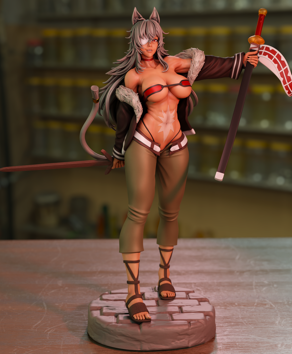 1809 Ghislaine Dedoldia_Mushoku Tensei NSFW - STL 3D Print Files