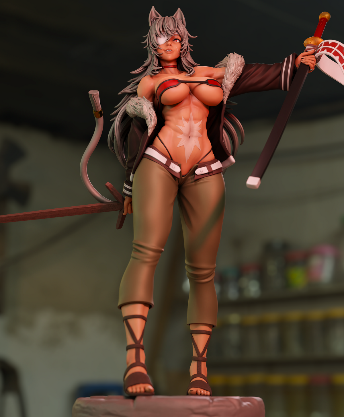 1809 Ghislaine Dedoldia_Mushoku Tensei NSFW - STL 3D Print Files