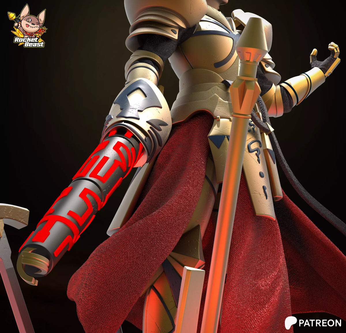 2069 Gilgamesh_Fate Strange Fake - STL 3D Print Files