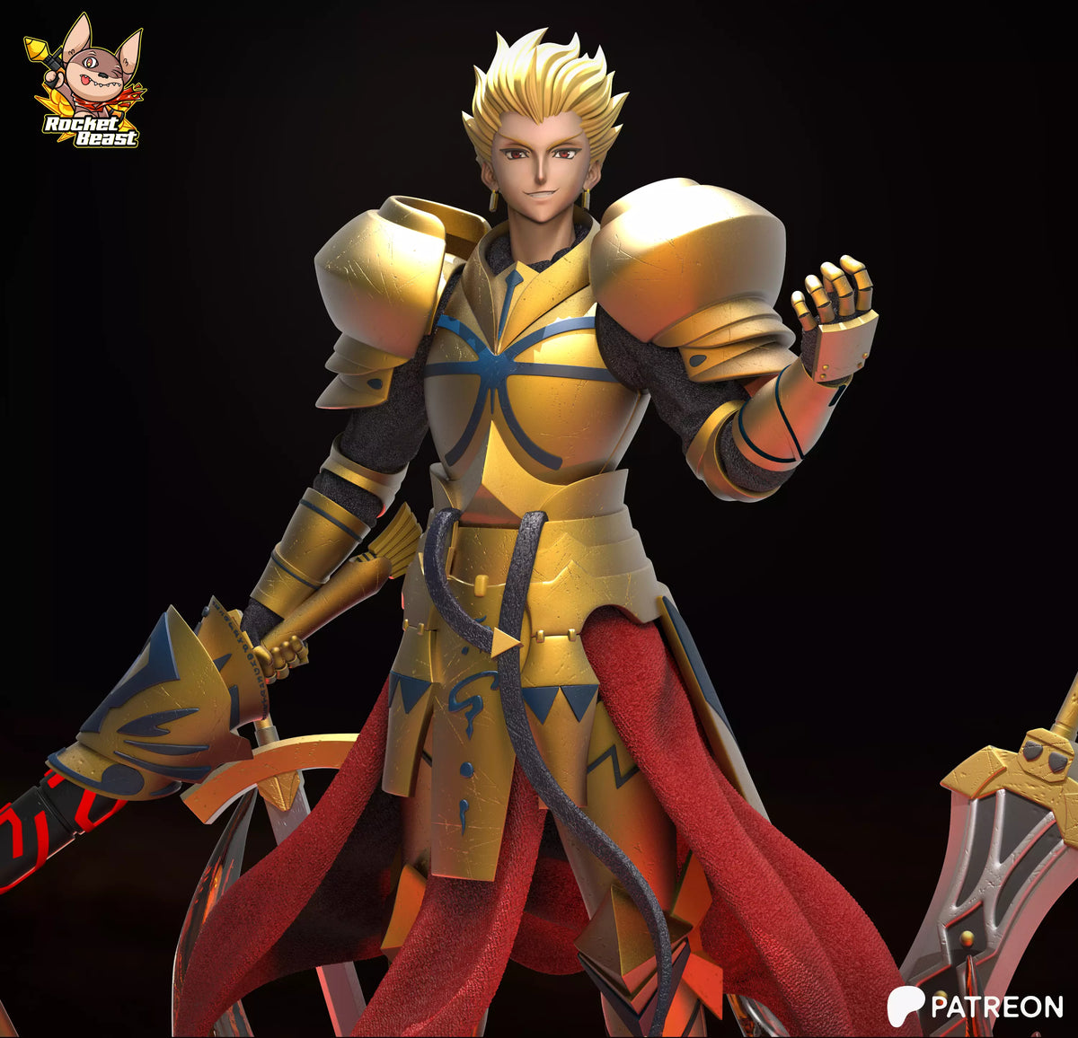 2069 Gilgamesh_Fate Strange Fake - STL 3D Print Files