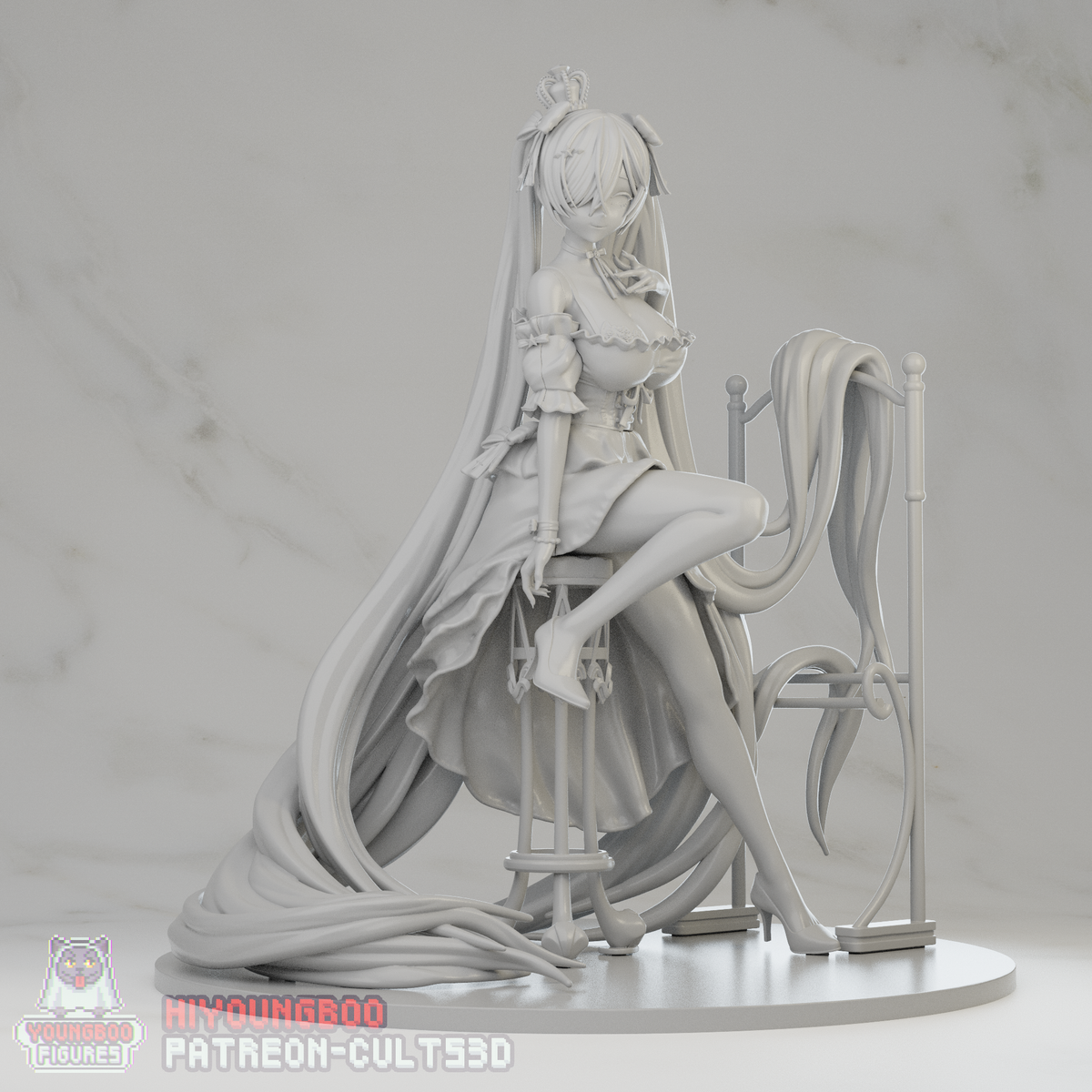1899 Cinderella_NIKKE - STL 3D Print Files
