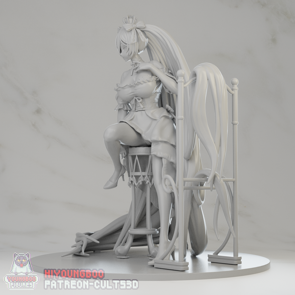 1899 Cinderella_NIKKE - STL 3D Print Files